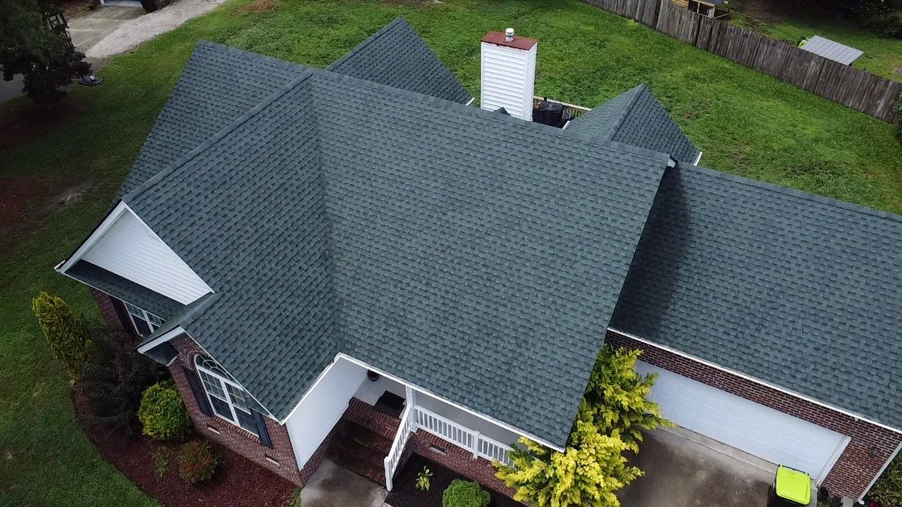 GAF HDZ Hunter Green by Skybird Roofing