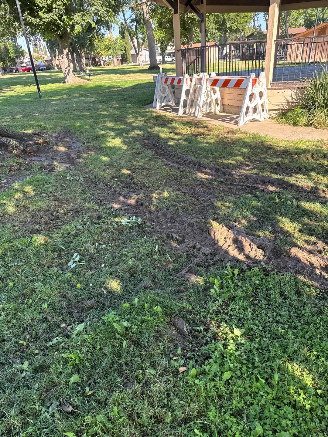 City of Gustine Gazebo project by Straight Edge Roofing Inc