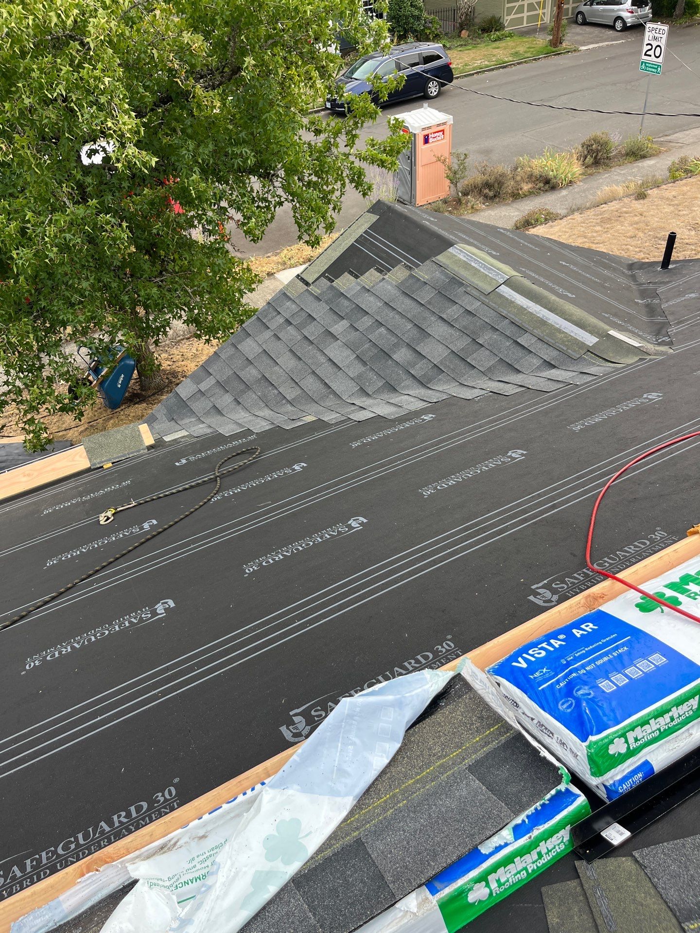 Project in Portland by Tom Leach Roofing