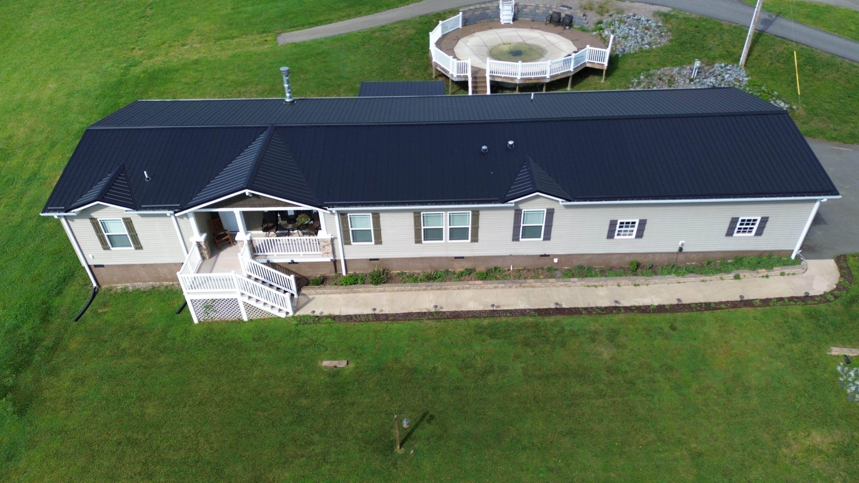 Black Frost AG Panel by Omnia Roofing