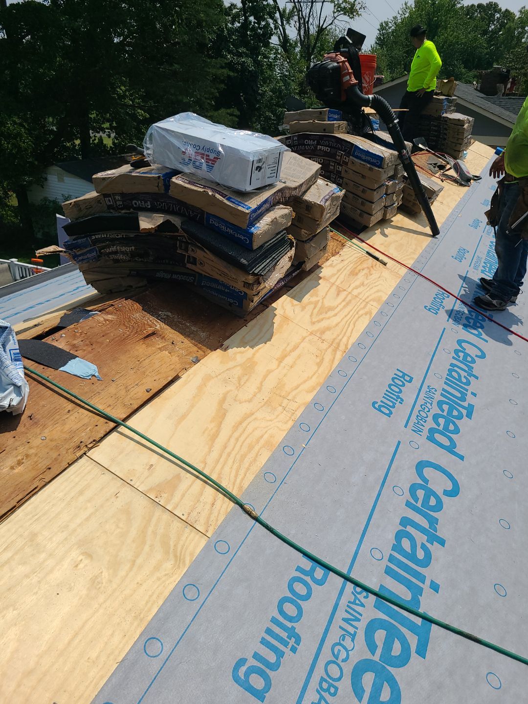 Woodbridge: Roof Replacement with CertainTeed Landmark Pro Designer Shingles in Max Def Colonial Slate by RM Banning, Inc.