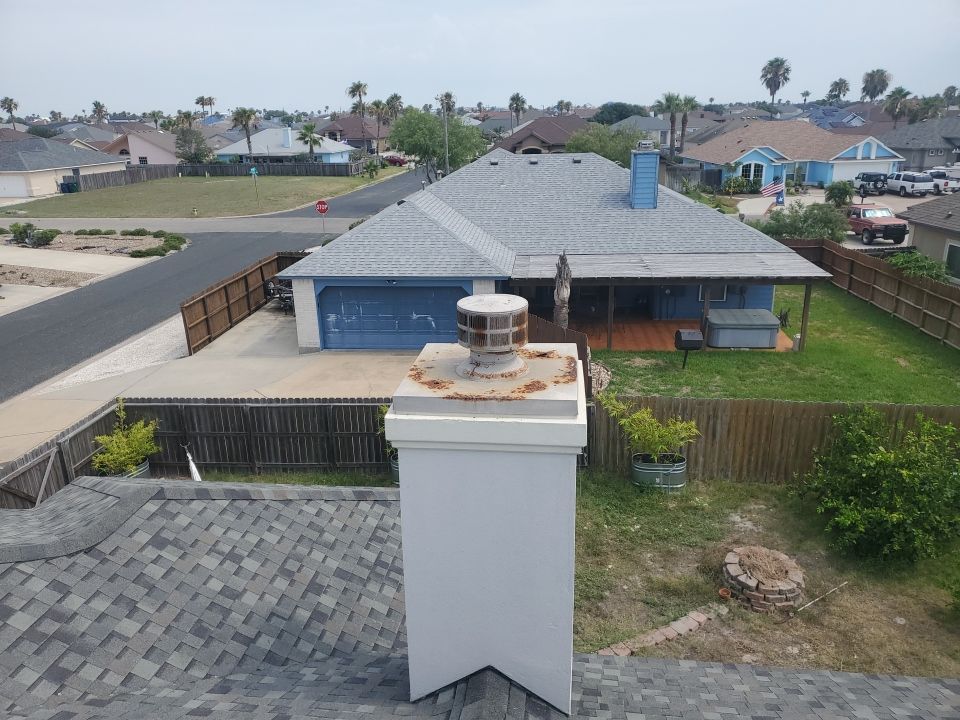 Chimney Cap & Chase Replacement using Custom Fabricated Stainless Steel by Lighthouse Roofing