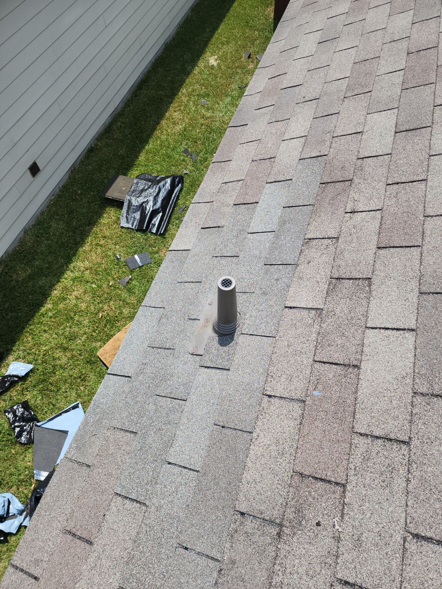Hail Damage using Owen's Corning Duration (Lifetime) Shingles by Roof Repair Company