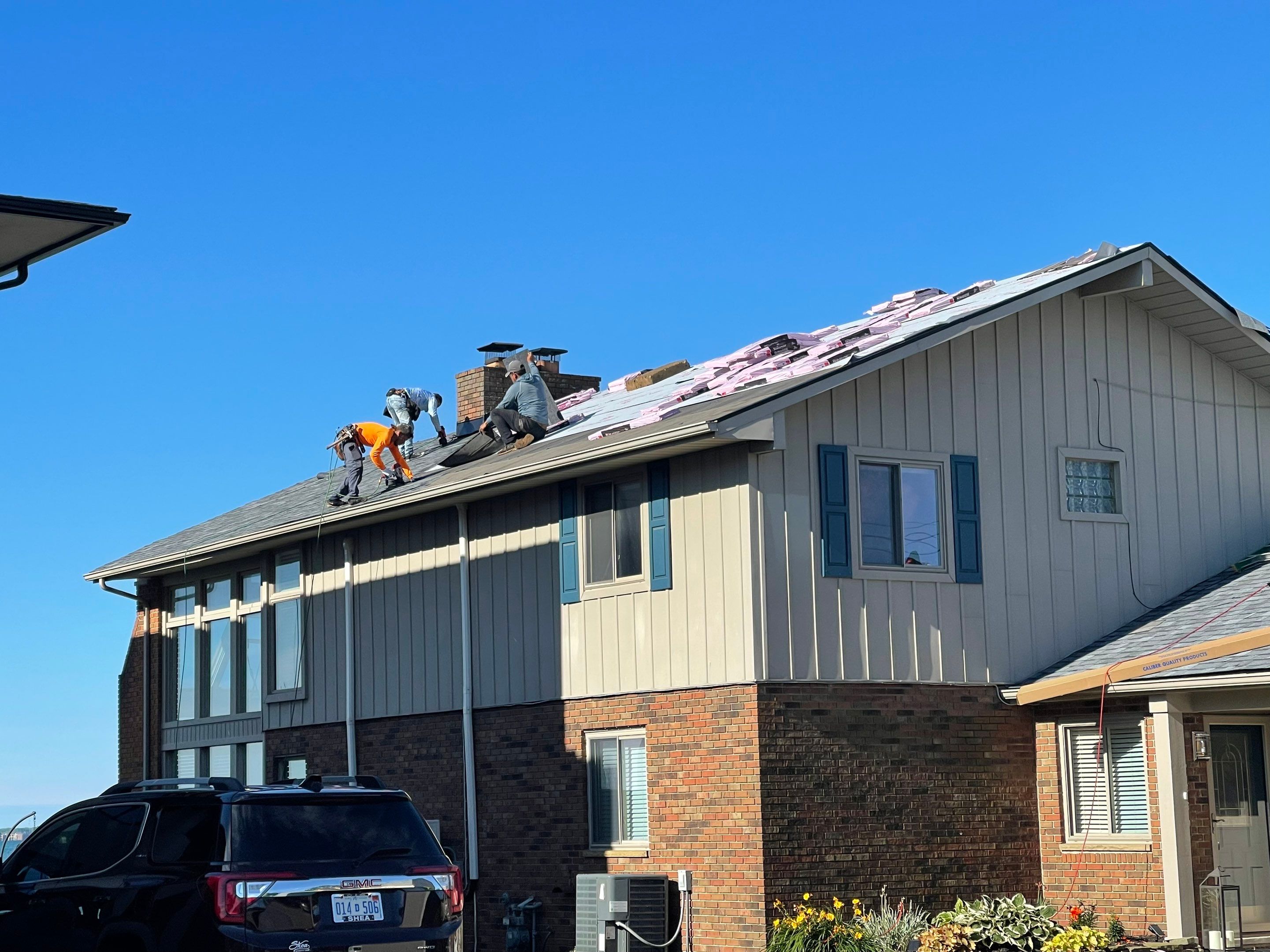 Residential Roofing Installation using Owens Corning Duration Sable Black by JNR Roofing LLC