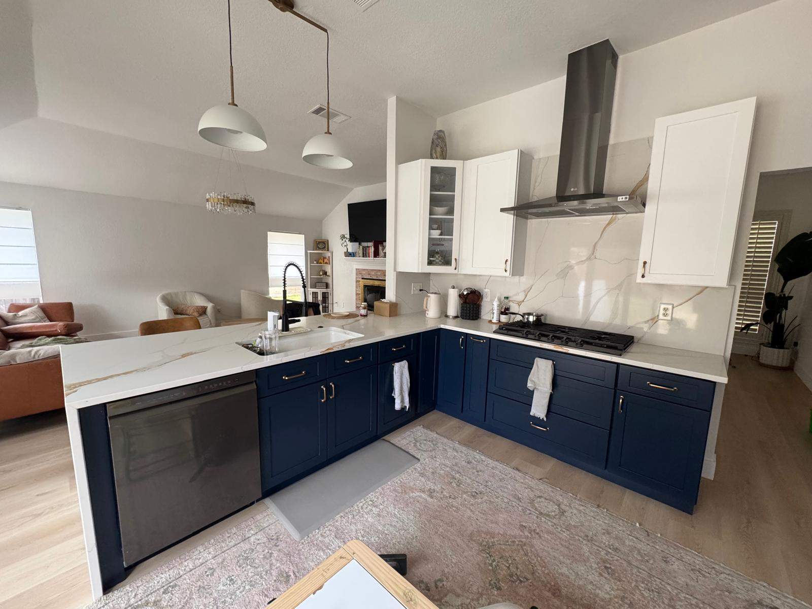 Maximum Flow & Function: Open Concept Kitchen Remodel and Custom Pantry by Tibi Soli LLC