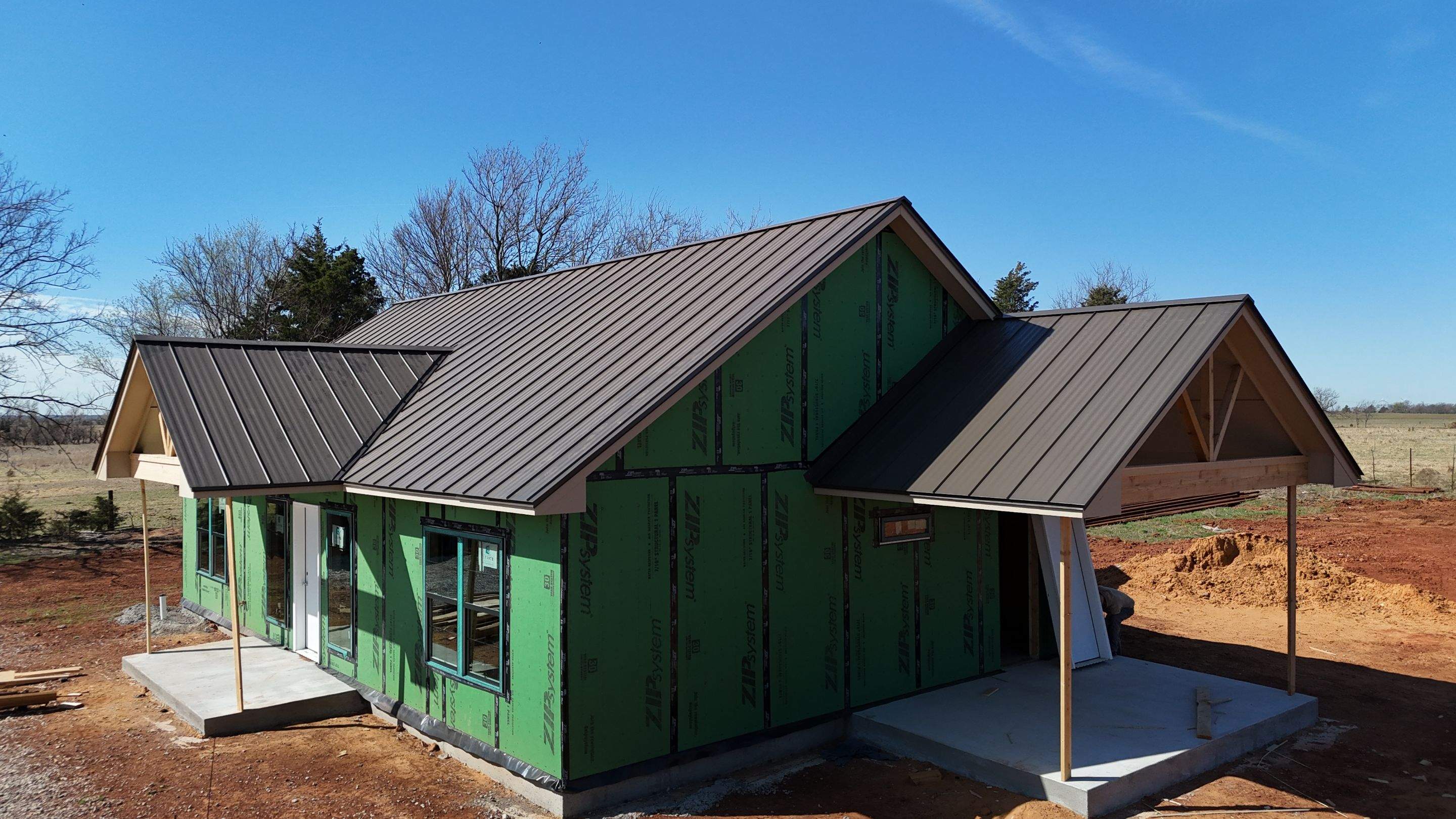 Standing Seam Metal Roof in Crescent, OK by 5Coat Roofing & Construction