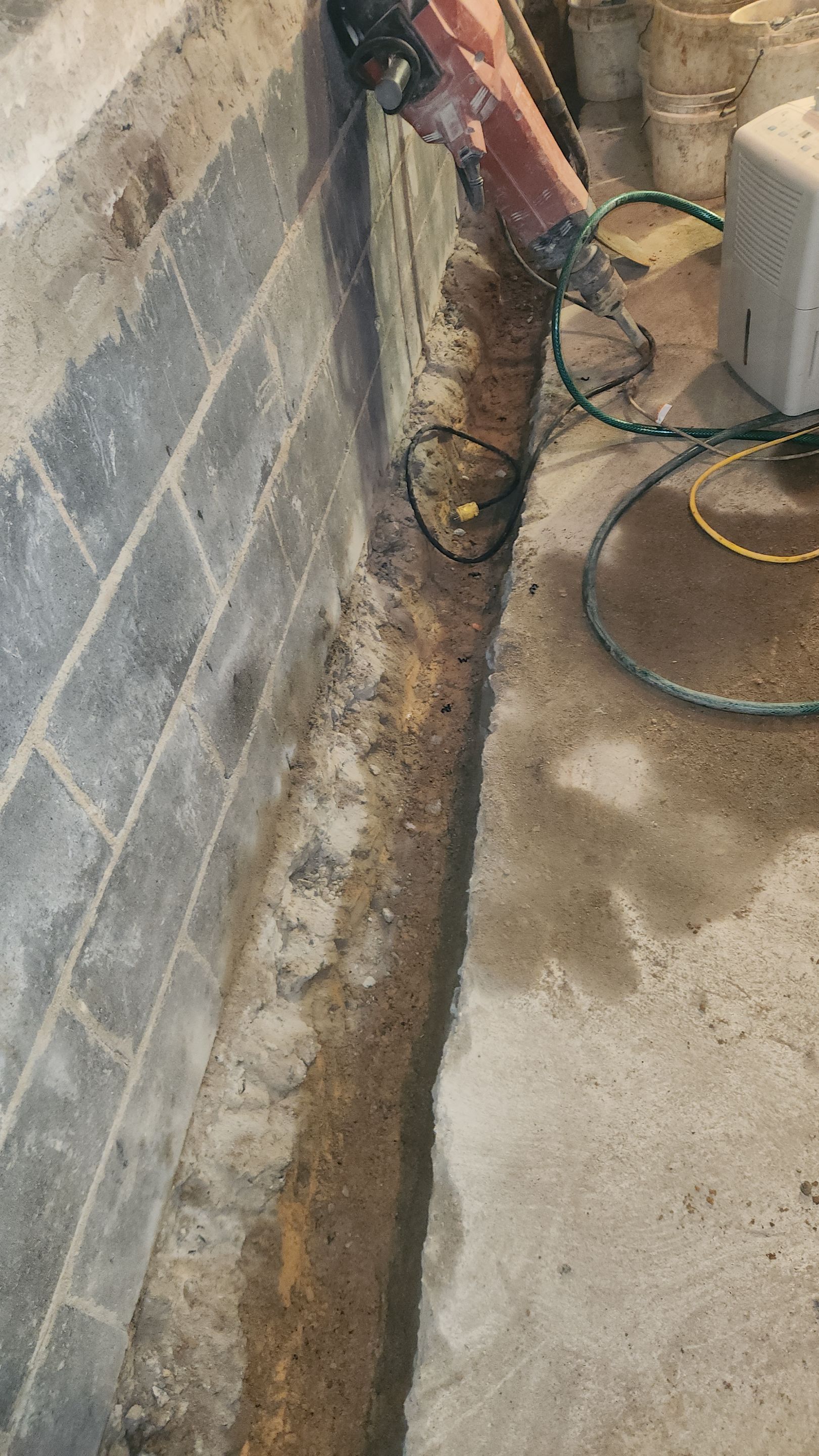 Interior French Drain South Amboy, NJ by Pure Service Pro, LLC 