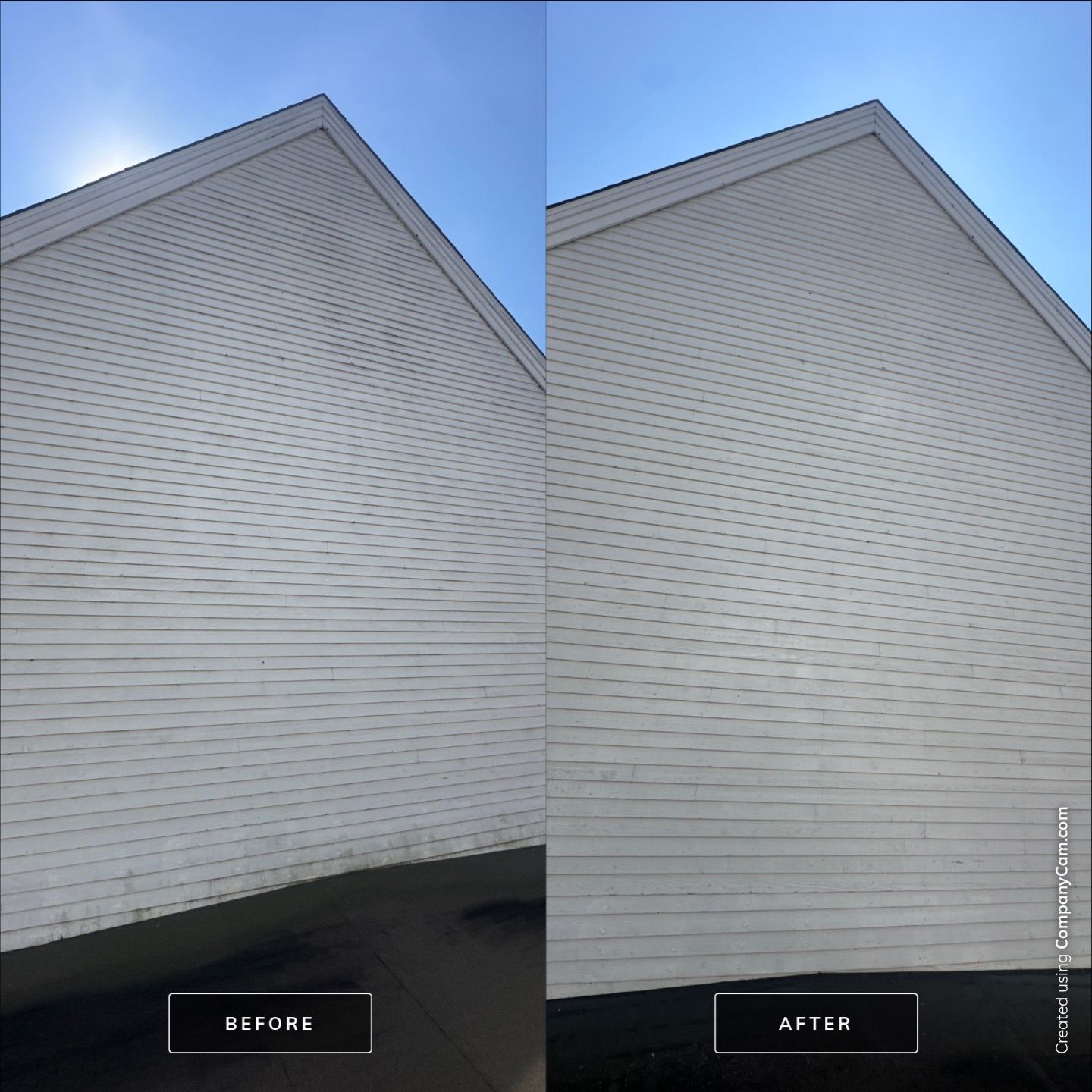 Chain of Lakes Community Bible Church Exterior Wash by Simmons Power & Soft Washing