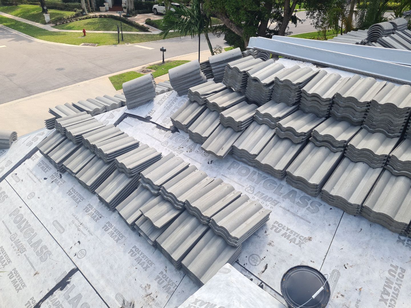 Residential Roofing Installation using Eagle Roofing Tile by BLUES BROTHERS ROOFING