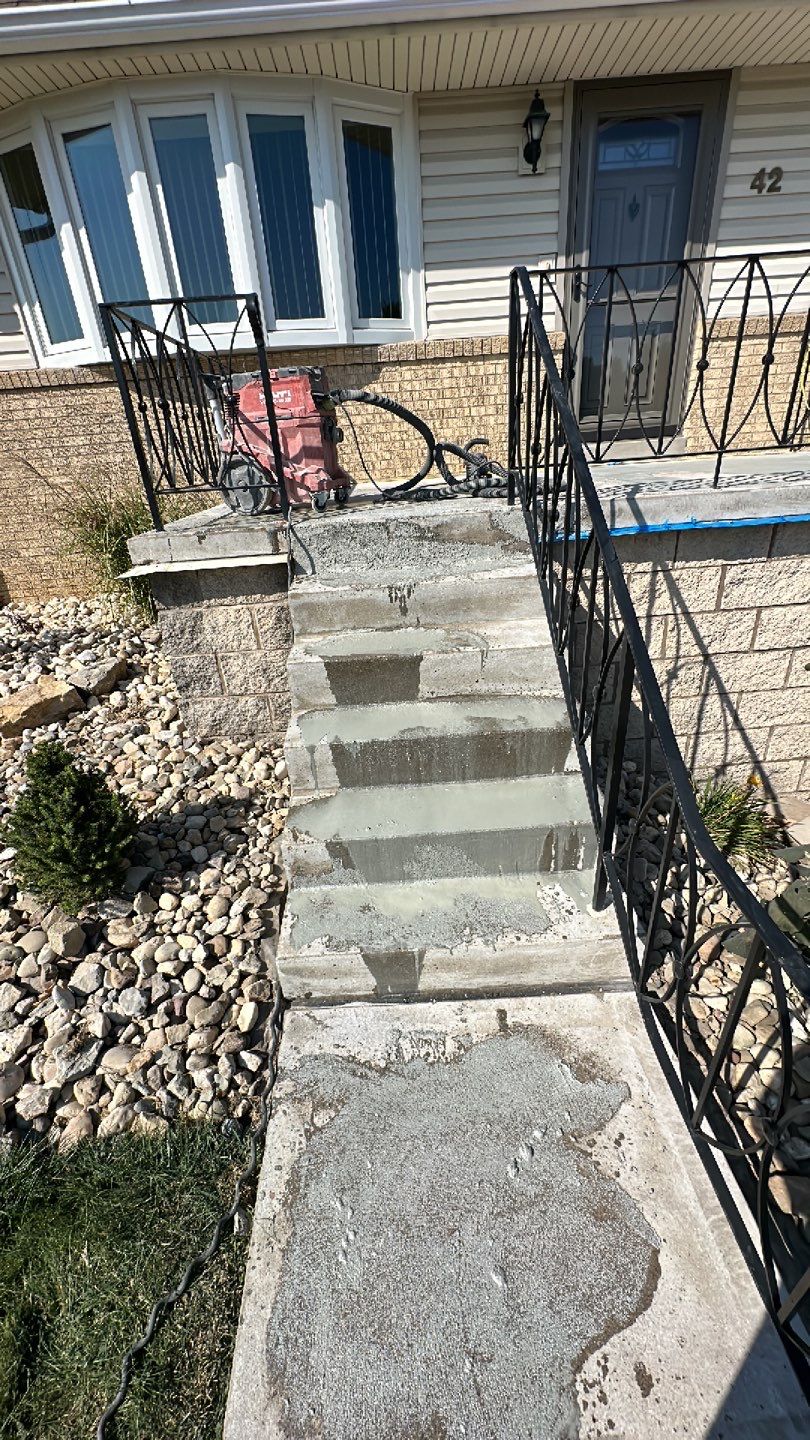 Driveway + Porch + Steps + Walkway Project in Robinson by Floors in a Day, Inc