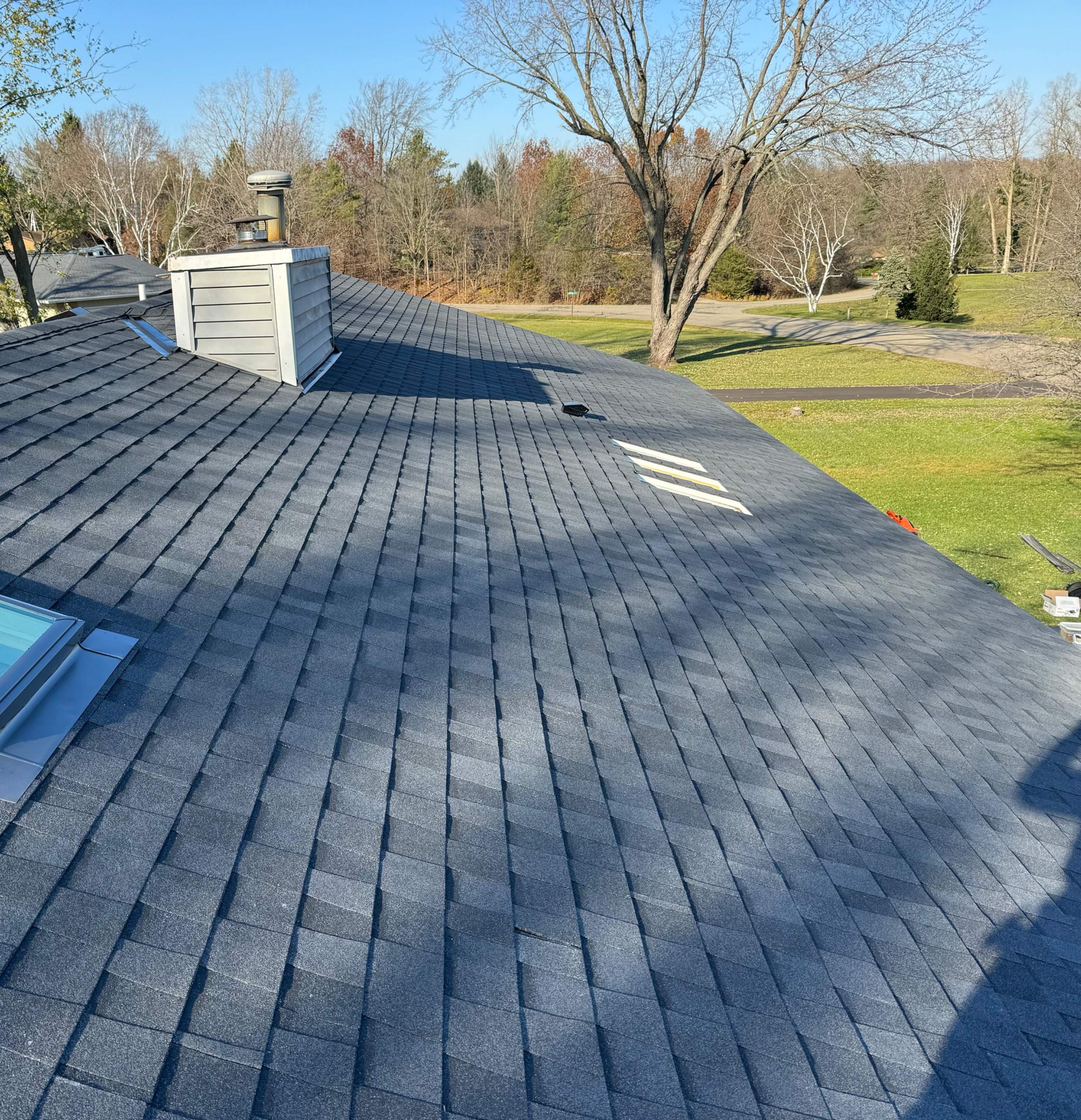 Residential Roofing Installation using Certainteed Landmark ClimateFlex by GRACCO