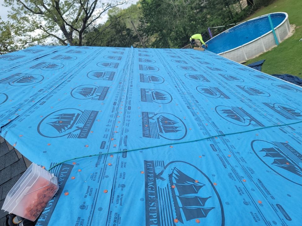 Residential Roofing Installation using Roof Replacement by American Roofing & Construction LLC