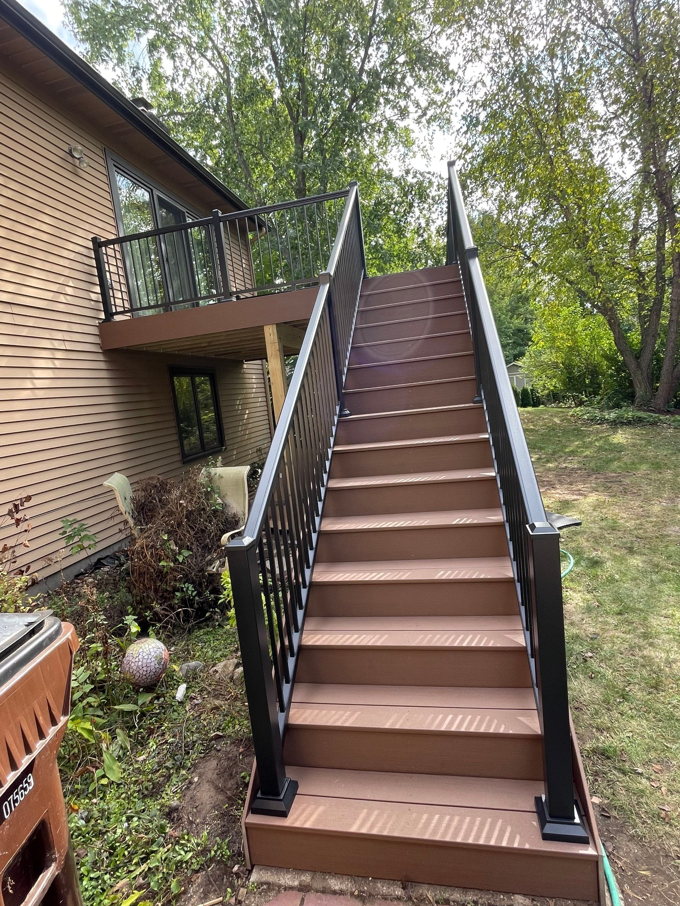 Deck Installation using TIMBERTECH DECKING by Avalon Roofing and Exteriors