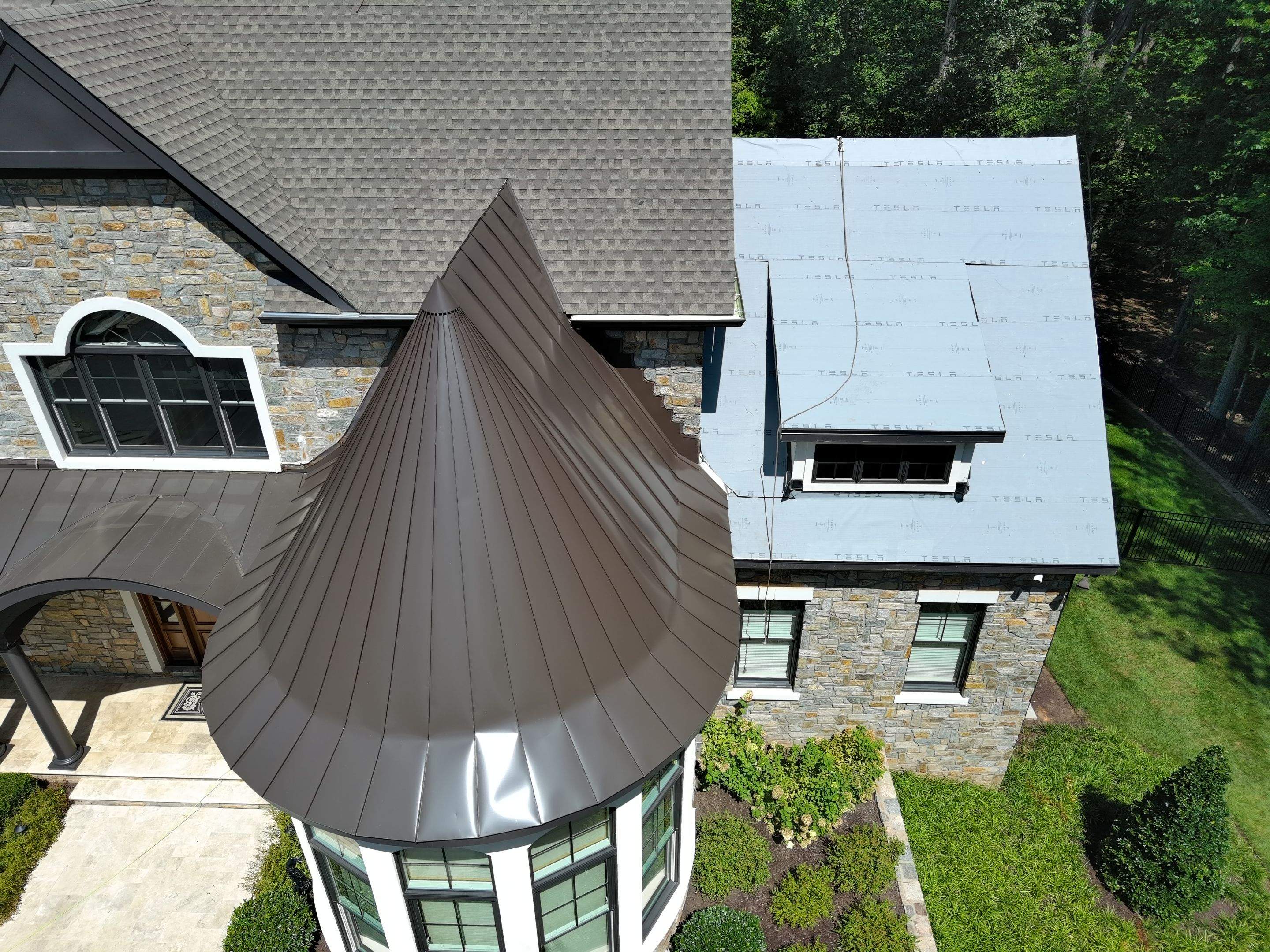 STUNNING Tesla Solar Roof in Virgina by American Home Contractors