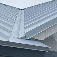 24ga 1.5" Mechanical Seam Mill Finish by Total Roofing System The Metal Roof Experts
