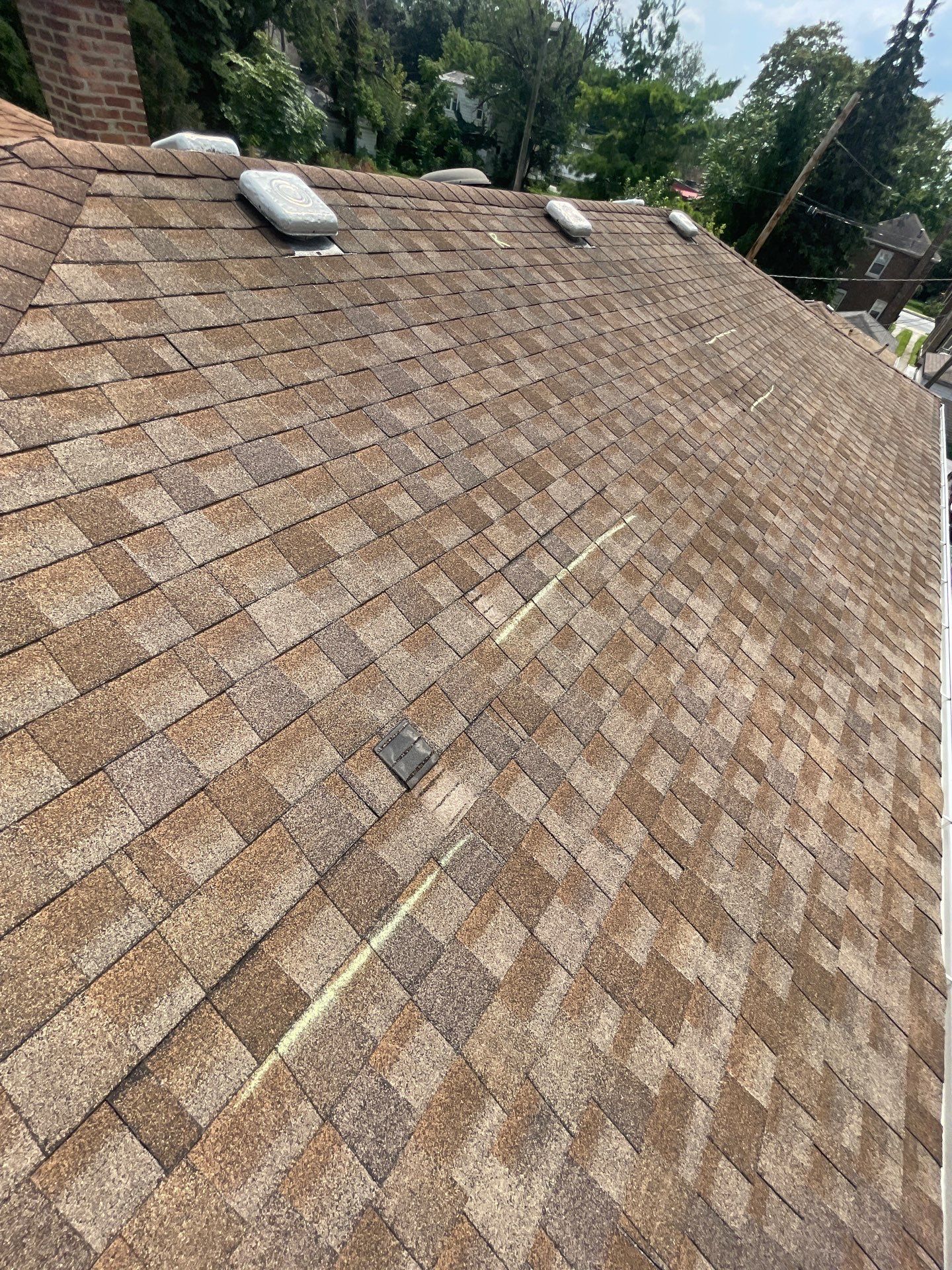 Roof replacement by wind damage by Just Brilliant Restoration JBR