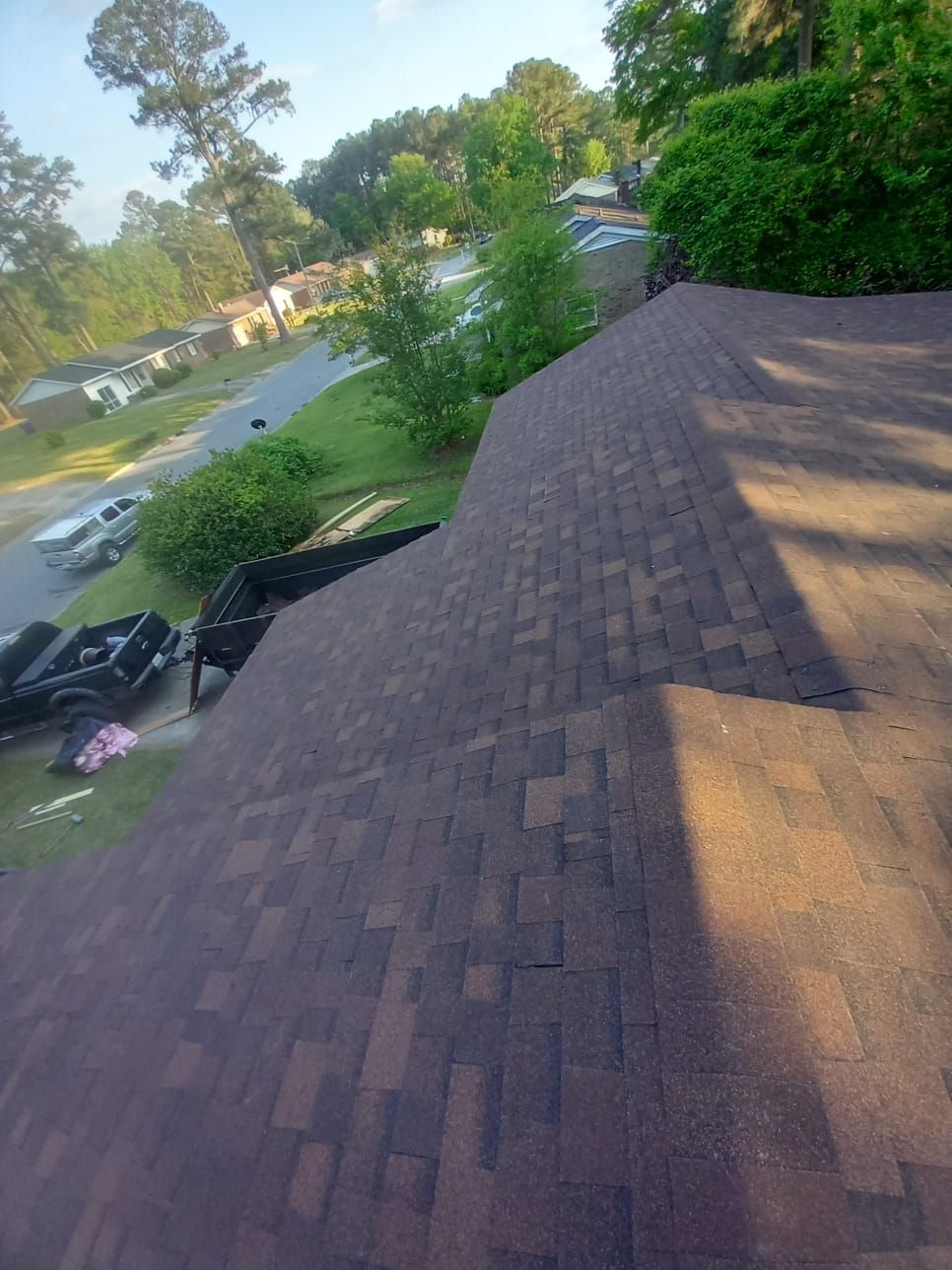 Residential Roofing Installation using High Grade Asphalt Shingles by Carolina Trophy Roofs