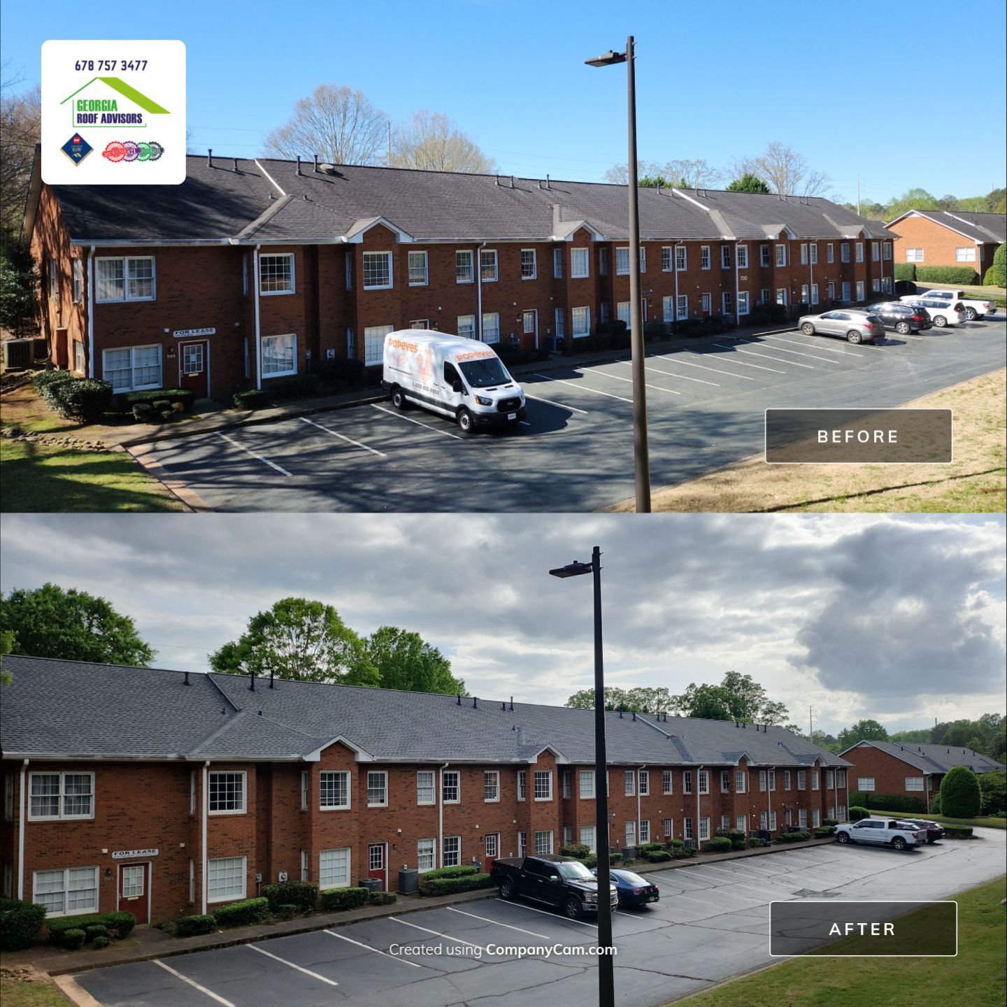 We also handle commercial projects! by Georgia Roof Advisors