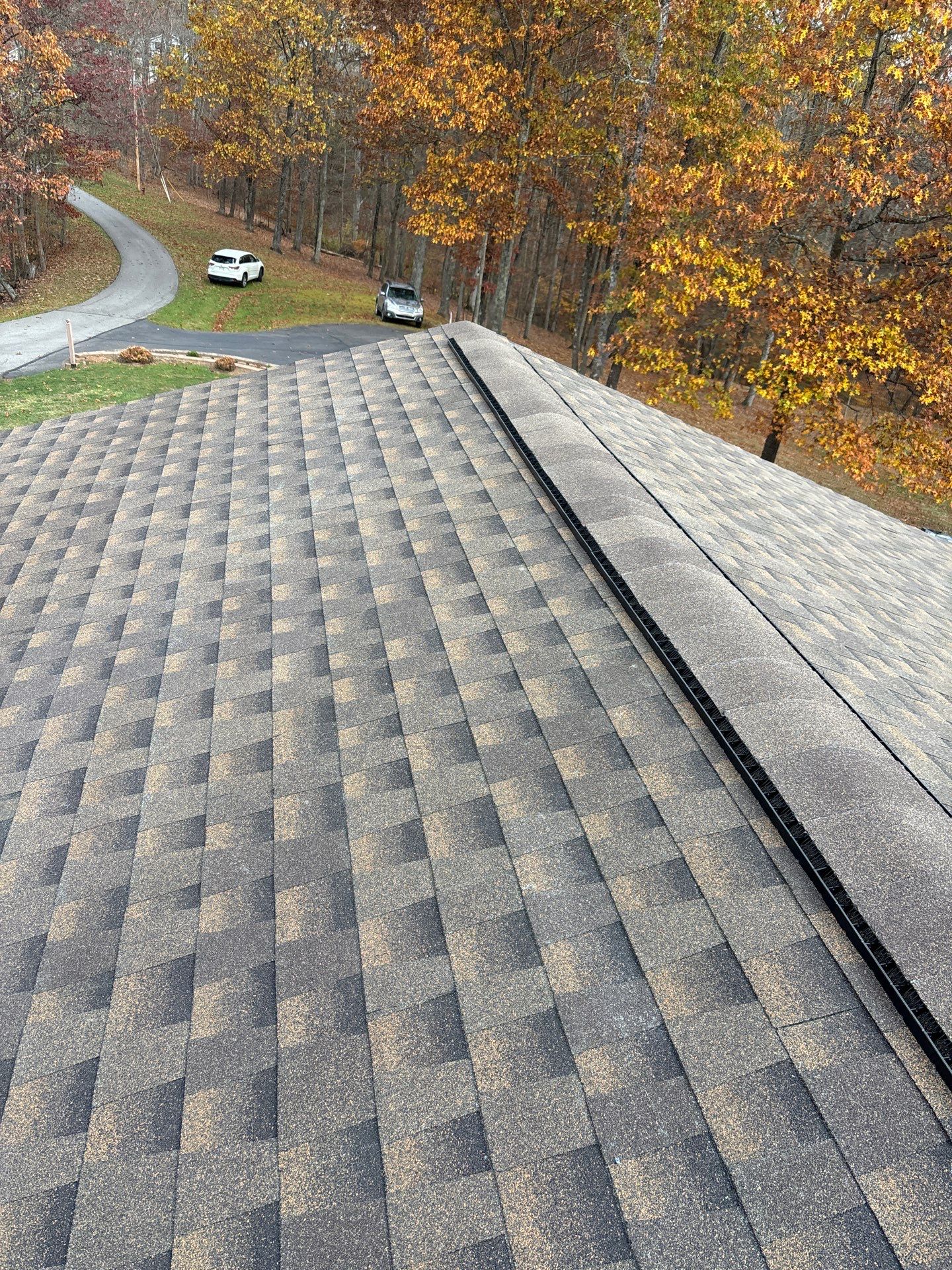 Residential Roofing Installation using GAF Timberline HDZ Barkwood by Rainstoppers Roofing