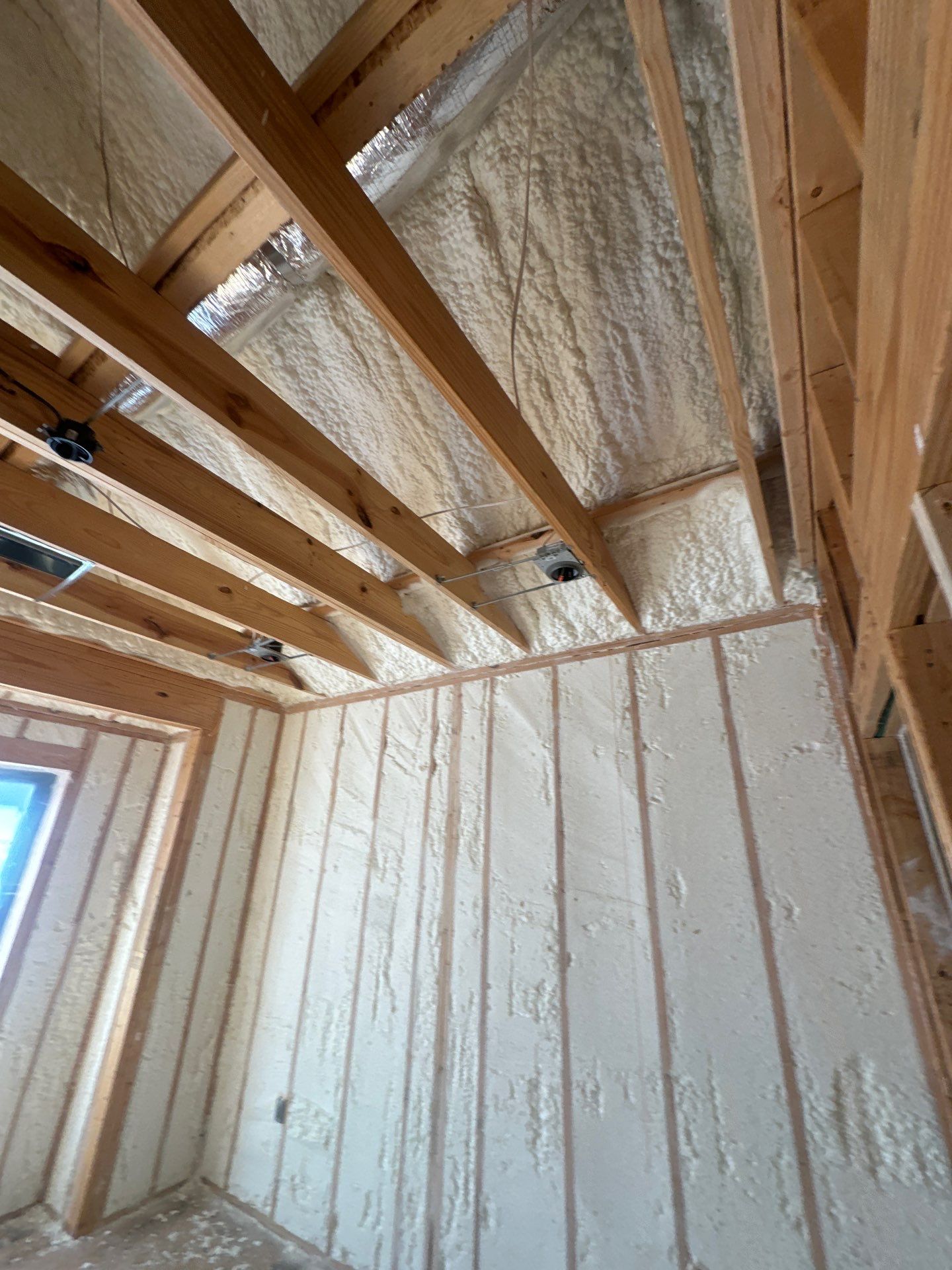 Fully encapsulated Dallas custom home  by Apex Insulation Solutions