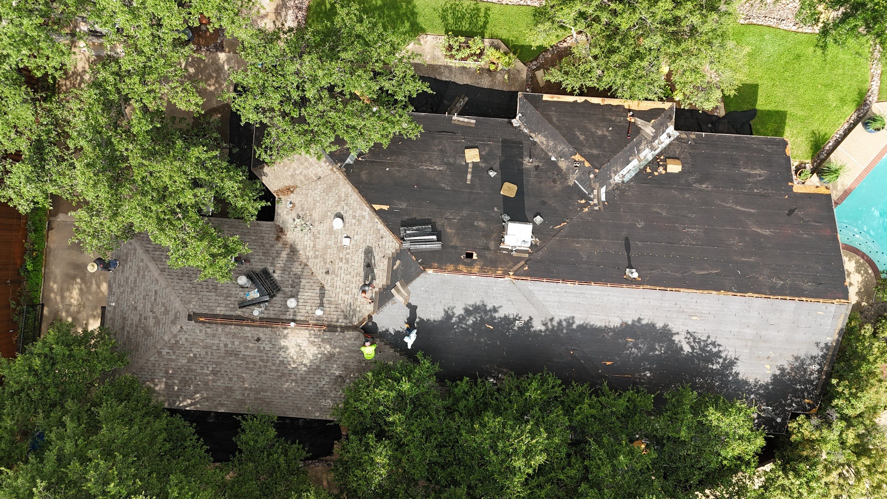 Decra Shake XD Install and Full General Contracting project in one of Arlington's beautiful communities by First United Roofing & Construction