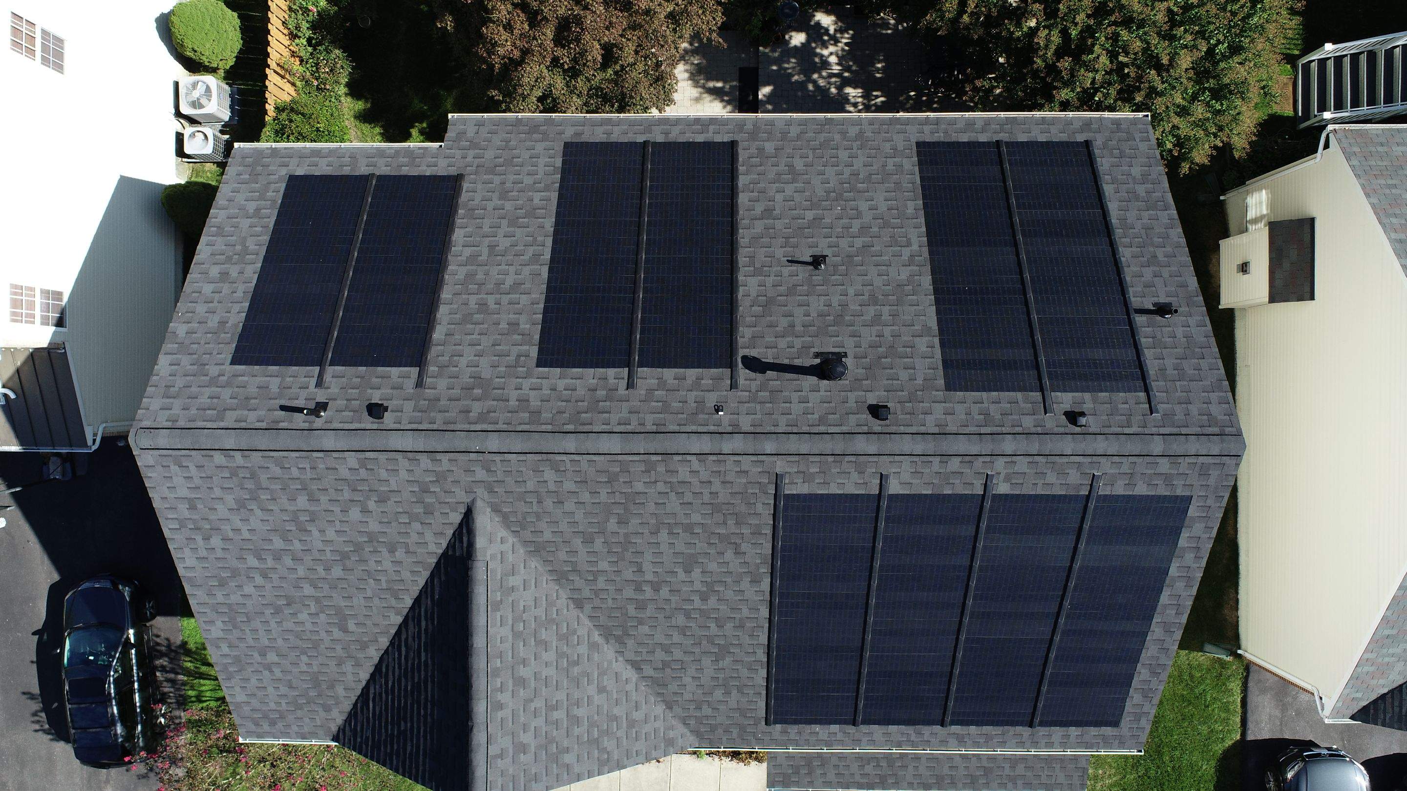 GAF Timberline Solar Roof Ellicott City, MD by American Home Contractors