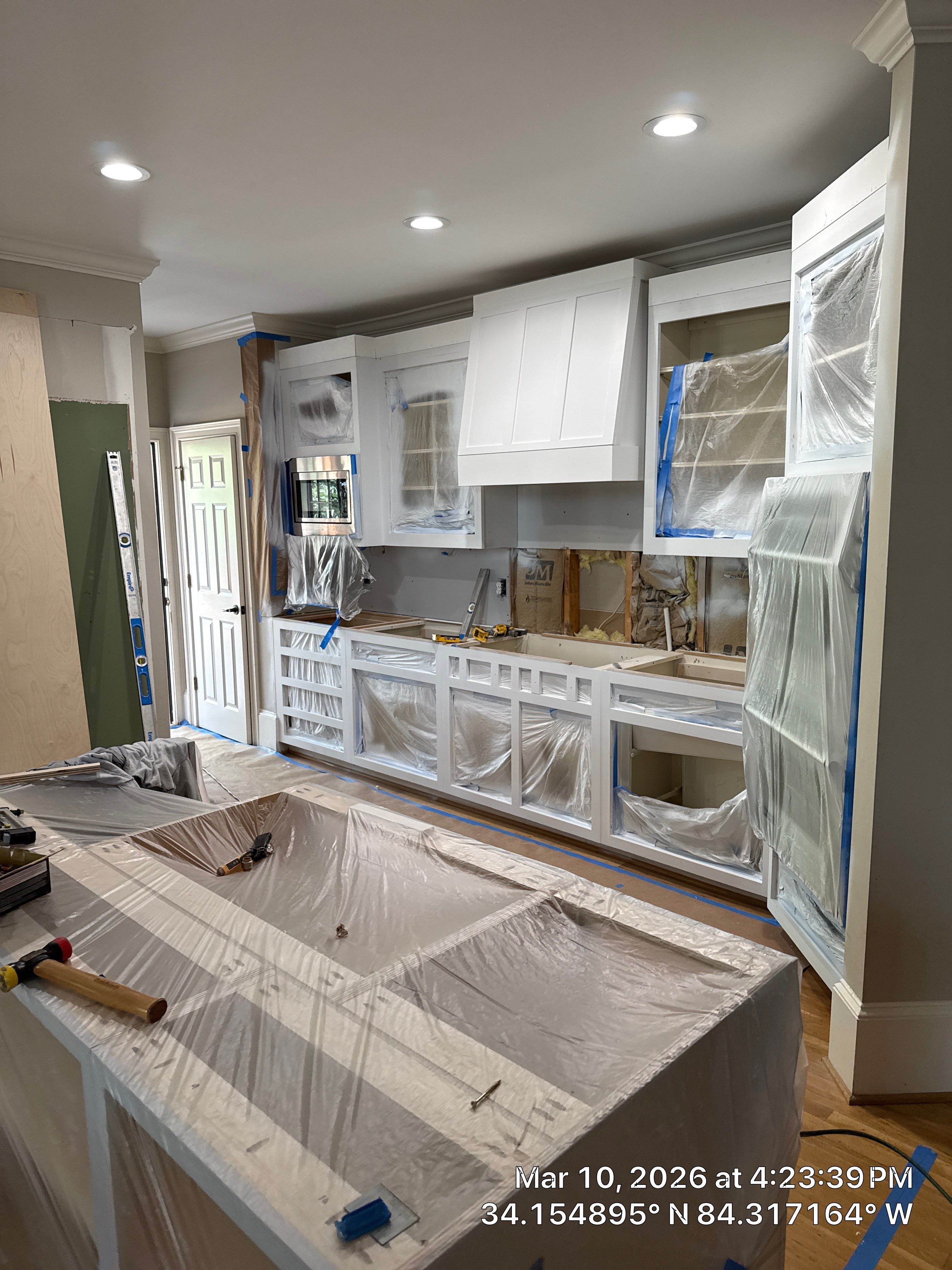 Alpharetta Kitchen Remodel Featuring Double Islands and White Quartz by Heart & Home Kitchen & Bath Remodeling LLC