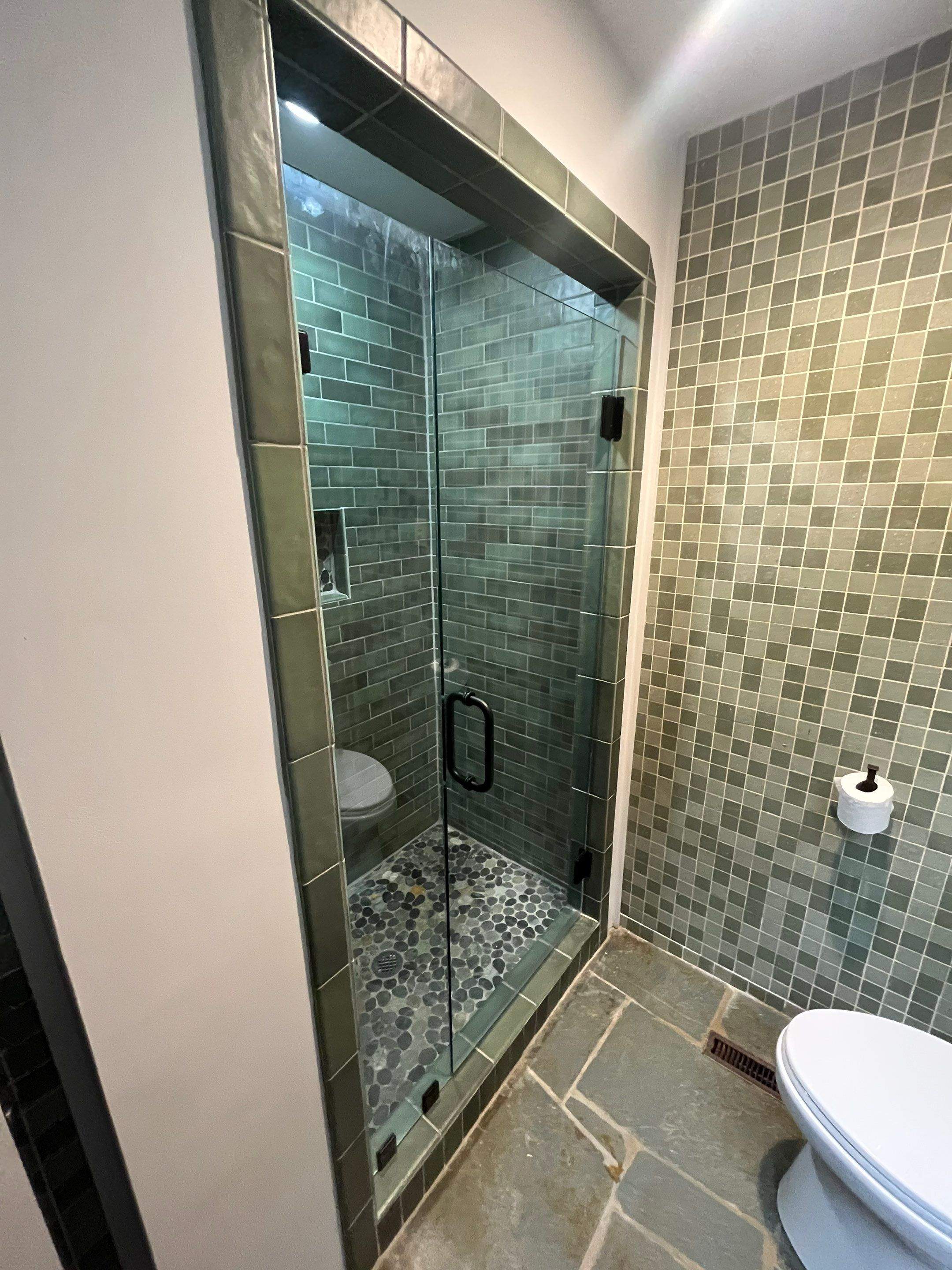 Shower Pictures by Custom Glass Service