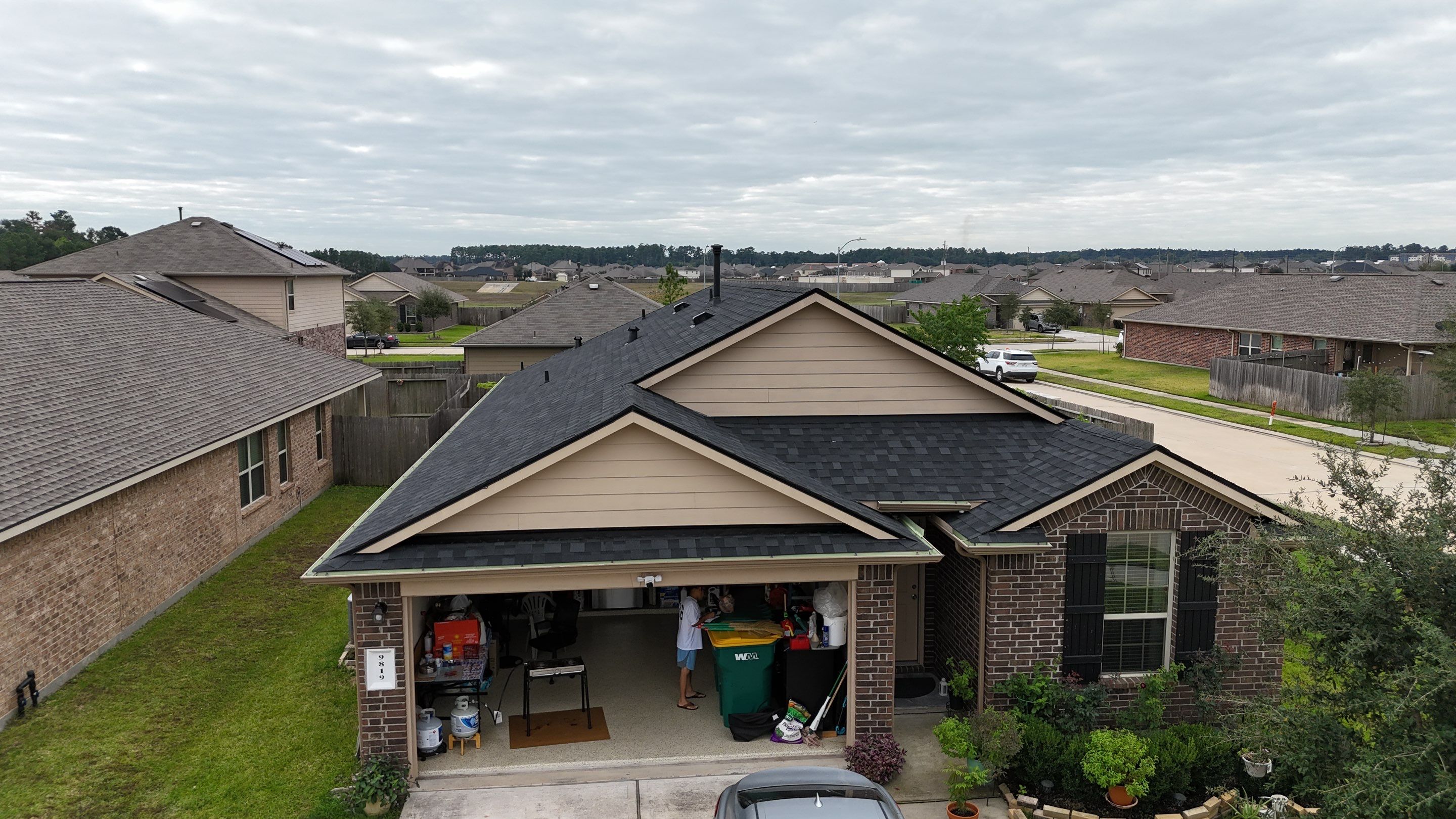 Roof Replacement completed after Insurance approval in Tomball by Core Four Roofing