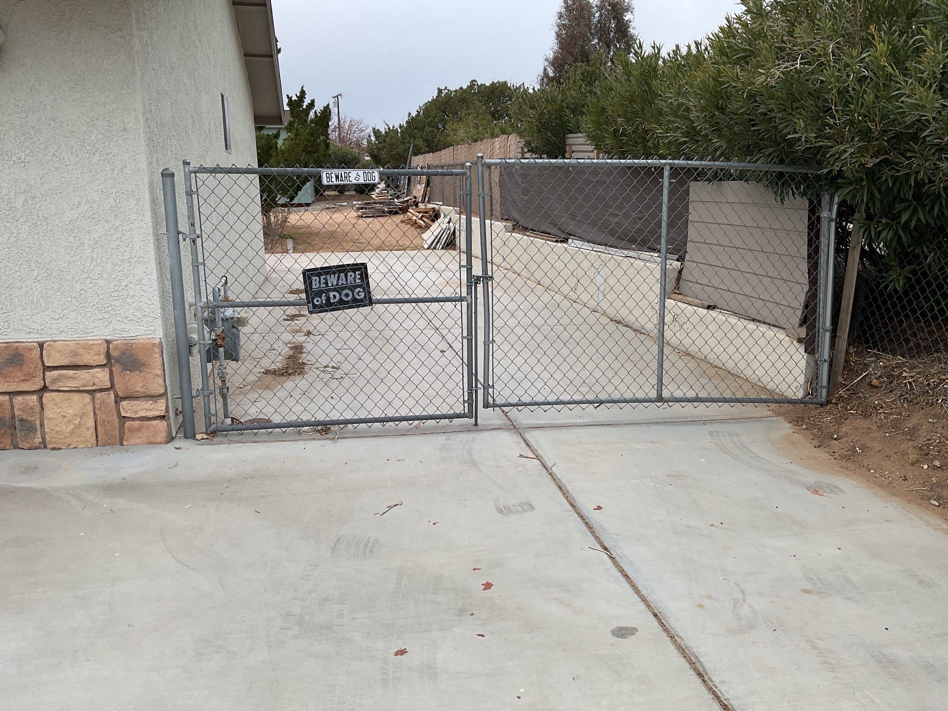 Fence Installation using Privacy chain link  by Fence Guys Inc. 