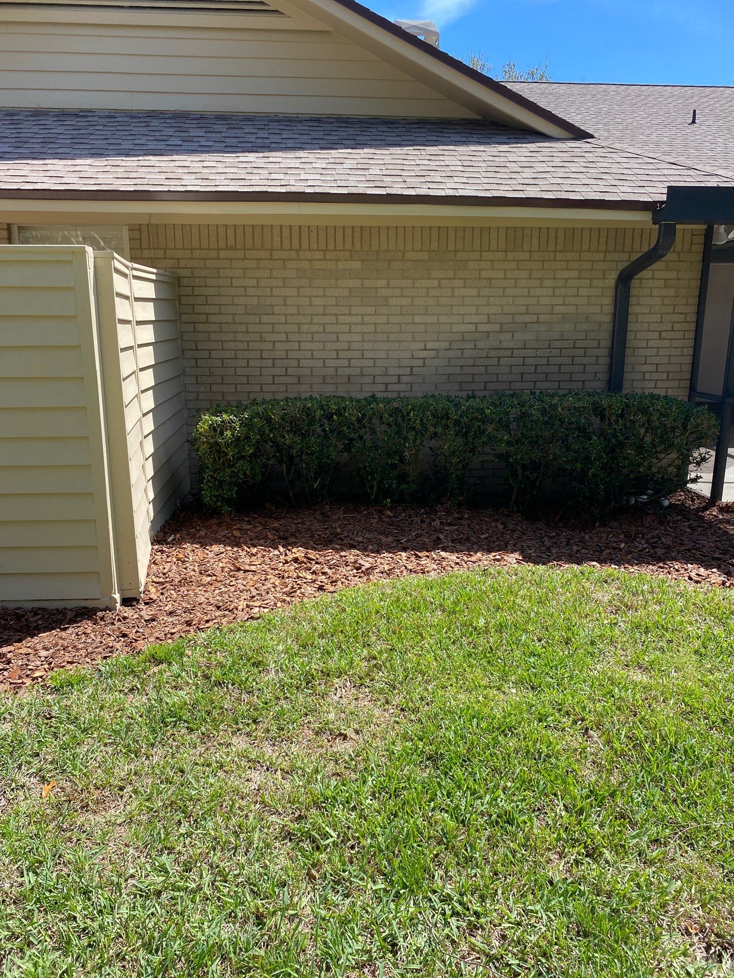 Deerwood Resident | Pine Bark Install by ProGreen Services