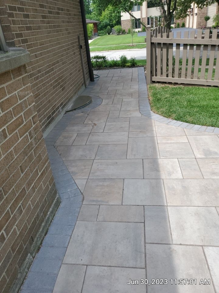 Brick paver clean, sand and seal. using Surebond SB-1300 by Northern Power Washing LLC.