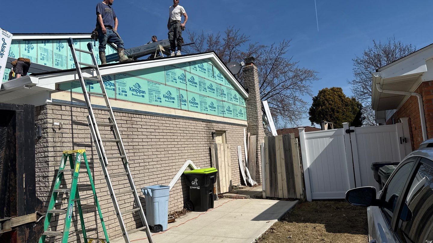 Siding Replacement using Alside Midnight Blue by 180 Contractors