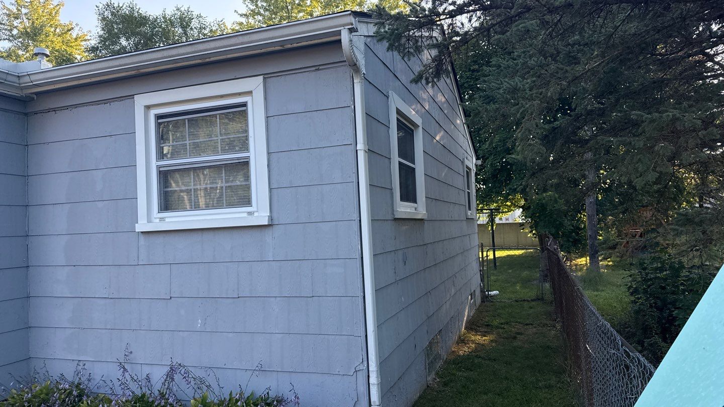 Siding Replacement using Alside D5" Platinum Grey by 180 Contractors
