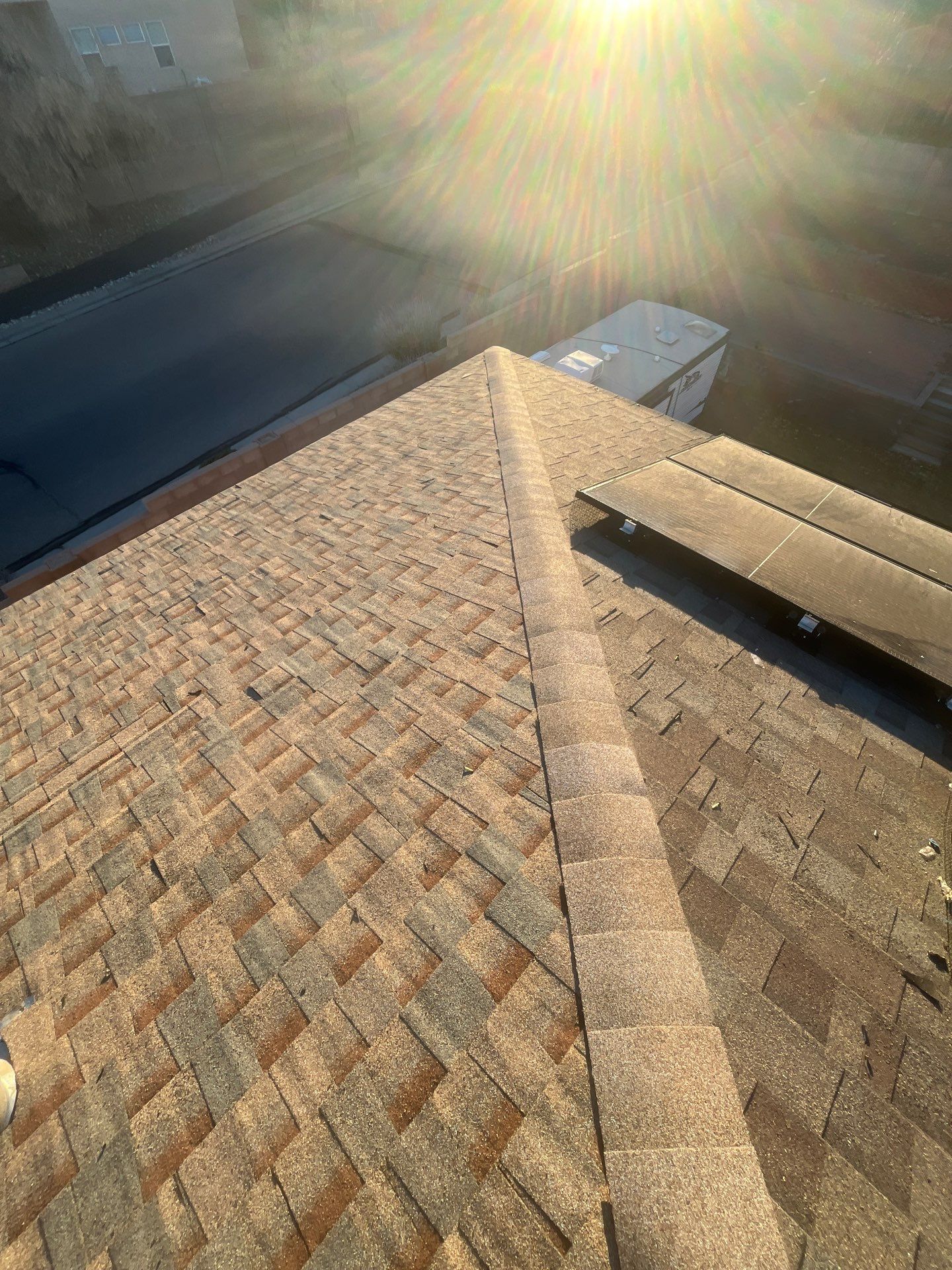 Autumn Blend Shingles by Reimagine Roofing