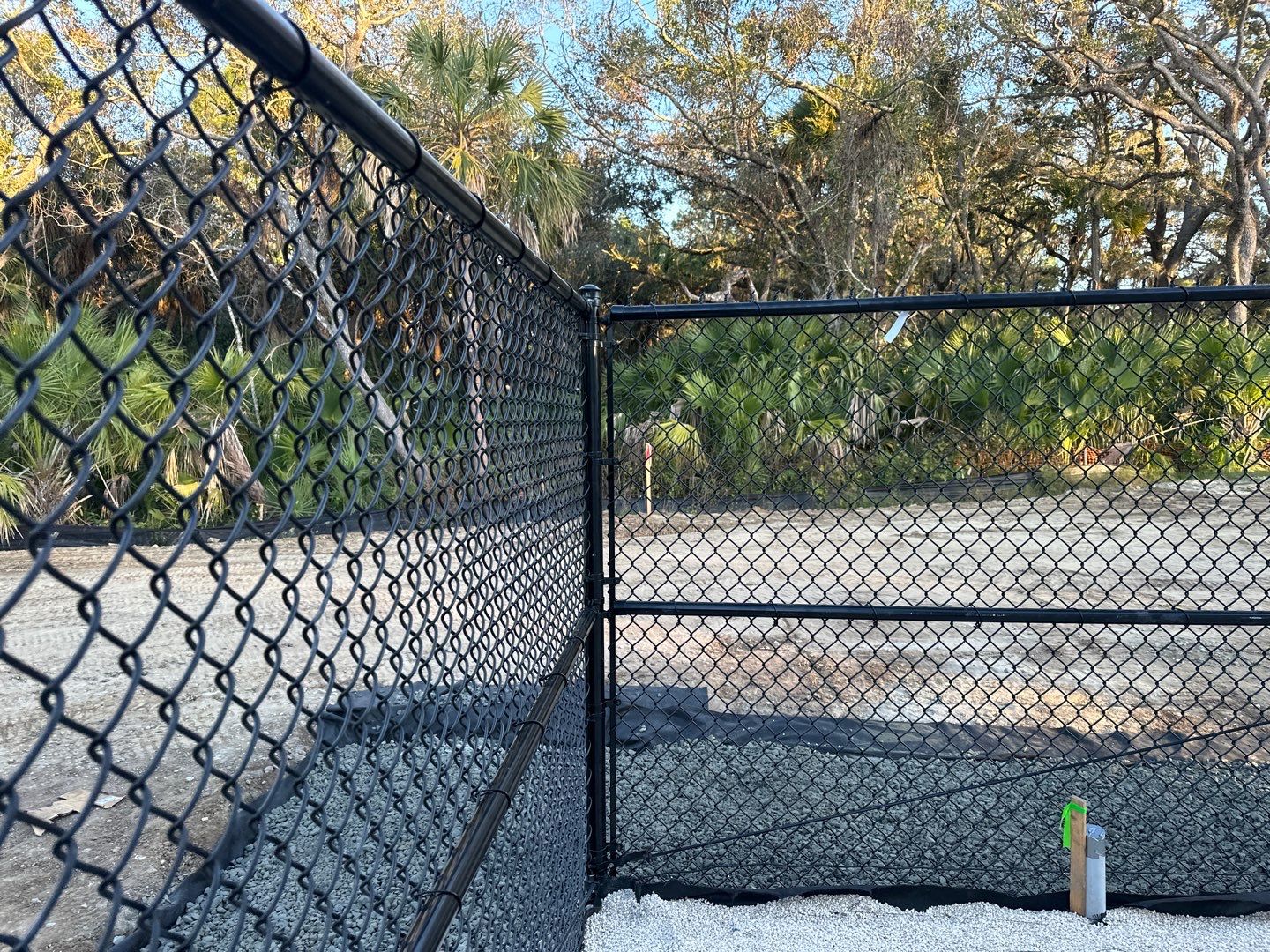 Chain-link Fence Installation using Chain-link Fence by Asap fence and gates, LLC