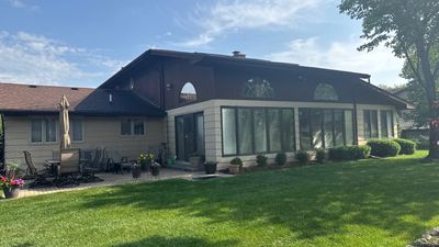 Turtle Shell gutter protection installation in Schaumburg, IL 60193, photograph 7
