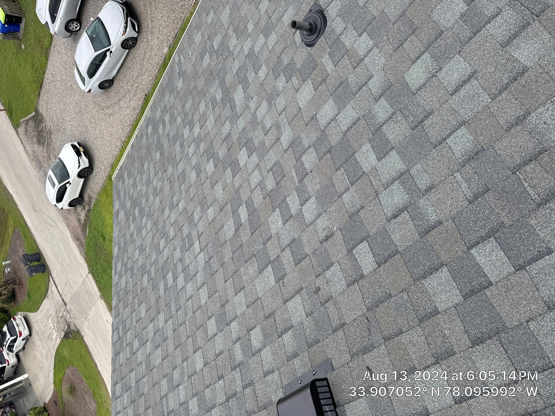 Roof Replacement in Oak Island, NC Using CertainTeed Shadow Ridge Hip & Ridge by RGR Construction and Roofing, LLC