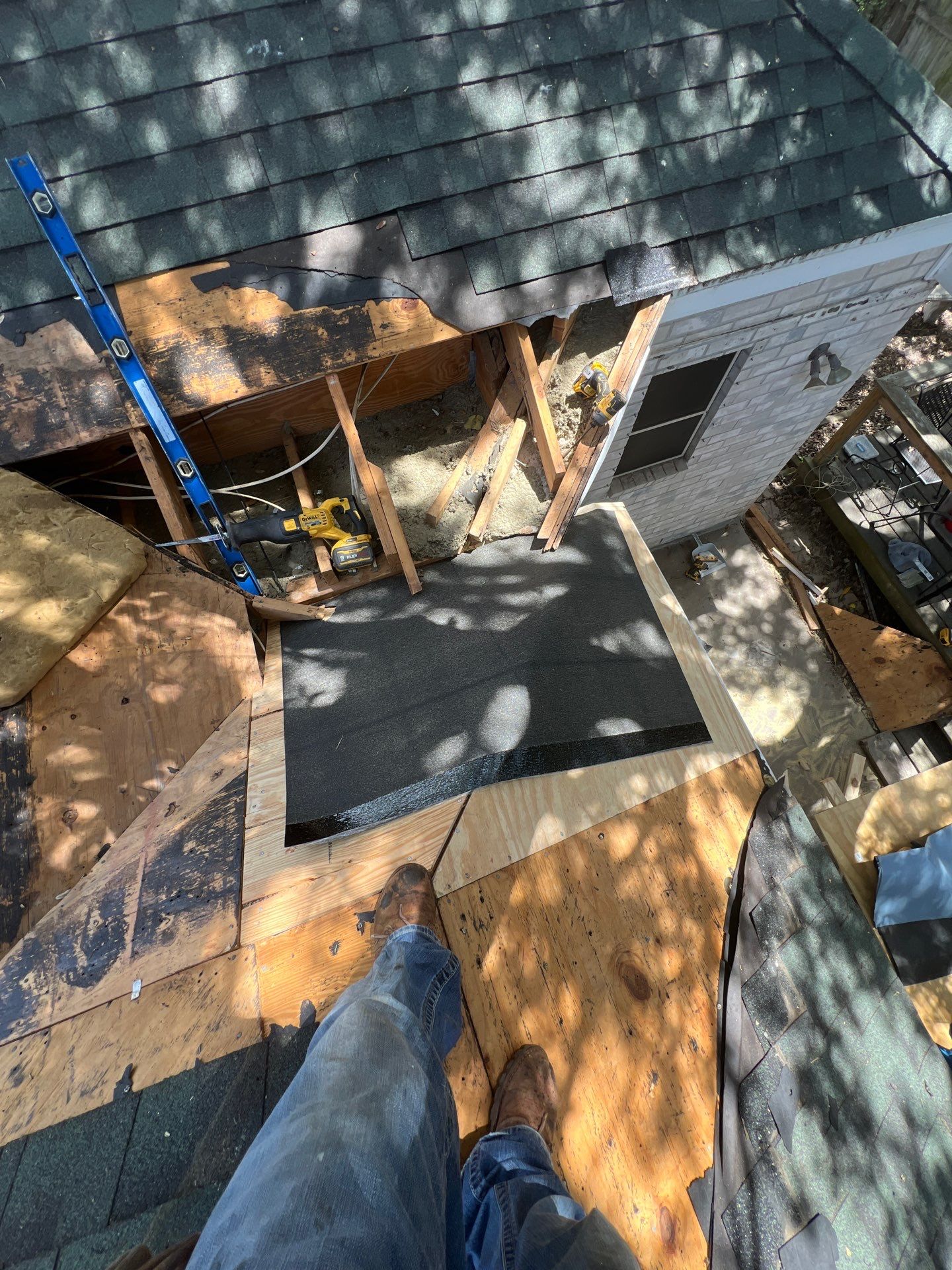 Rotting away under the Oaks by Bayfront Roofing and Construction