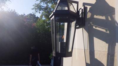 Custom Manual Gas Lantern Installation for Dallas Exterior