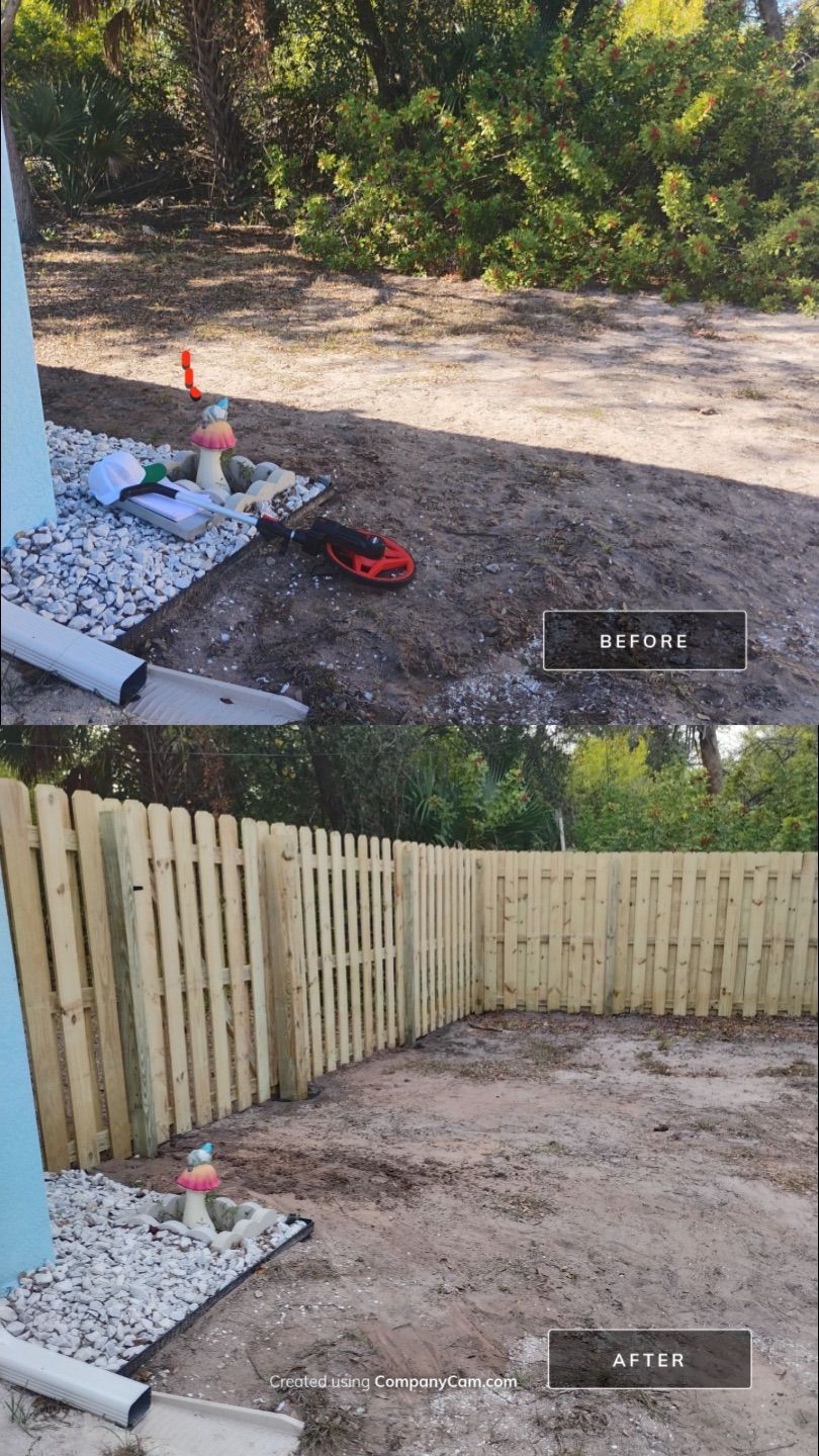 Shadowbox Wood Fence in Englewood by True Fence LLC