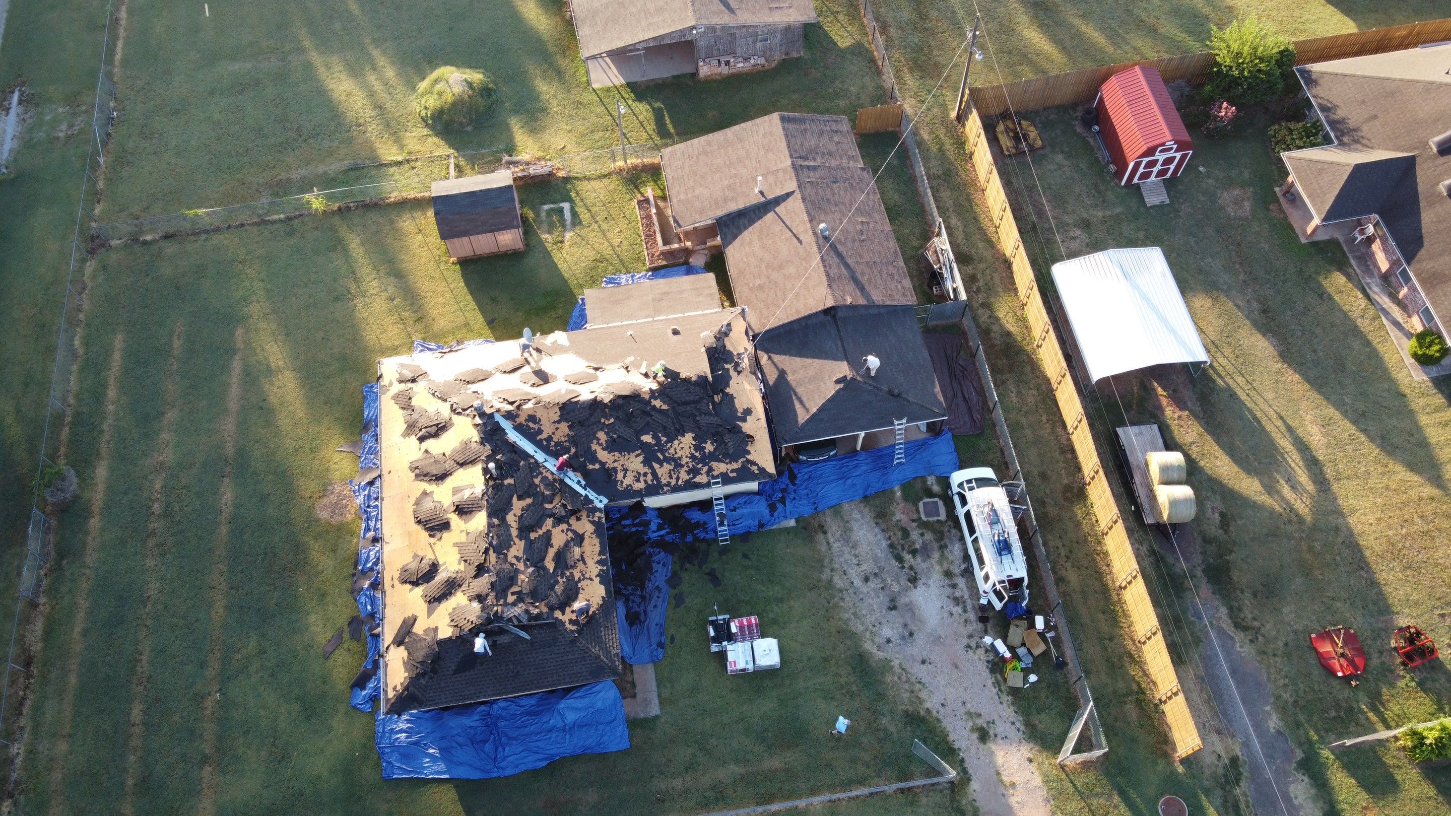 Residential Roofing Installation using GAF Natural Shadow  by A & H Roofing and Contracting