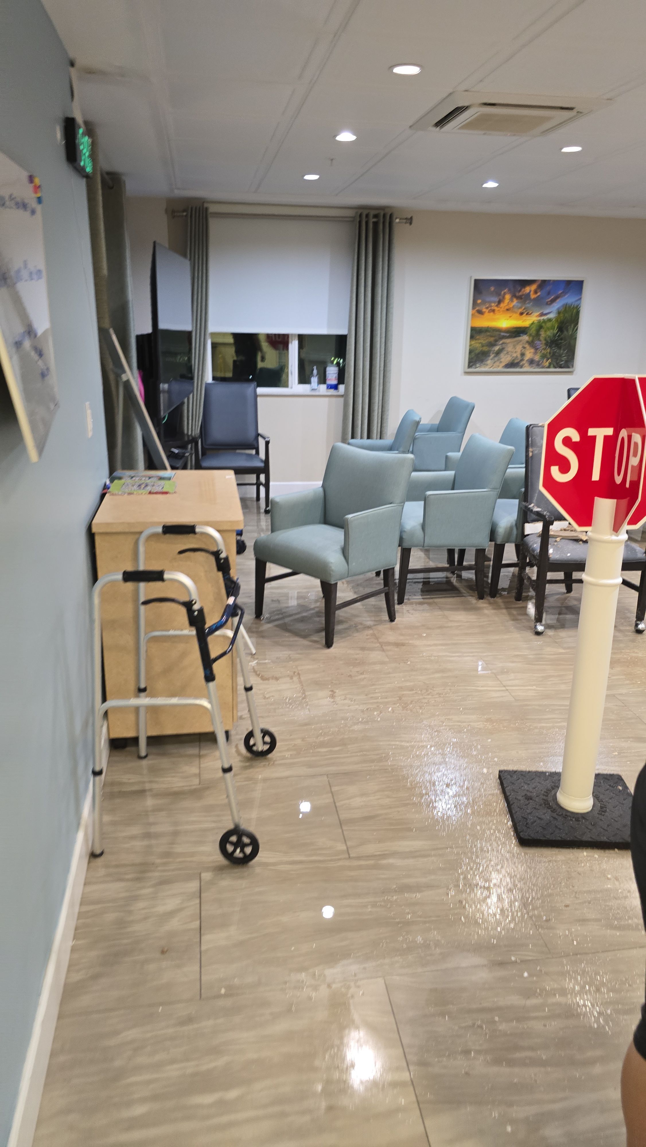 Commercial Water Damage Mitigation and Floor Drying in Boynton Beach by SuperClean