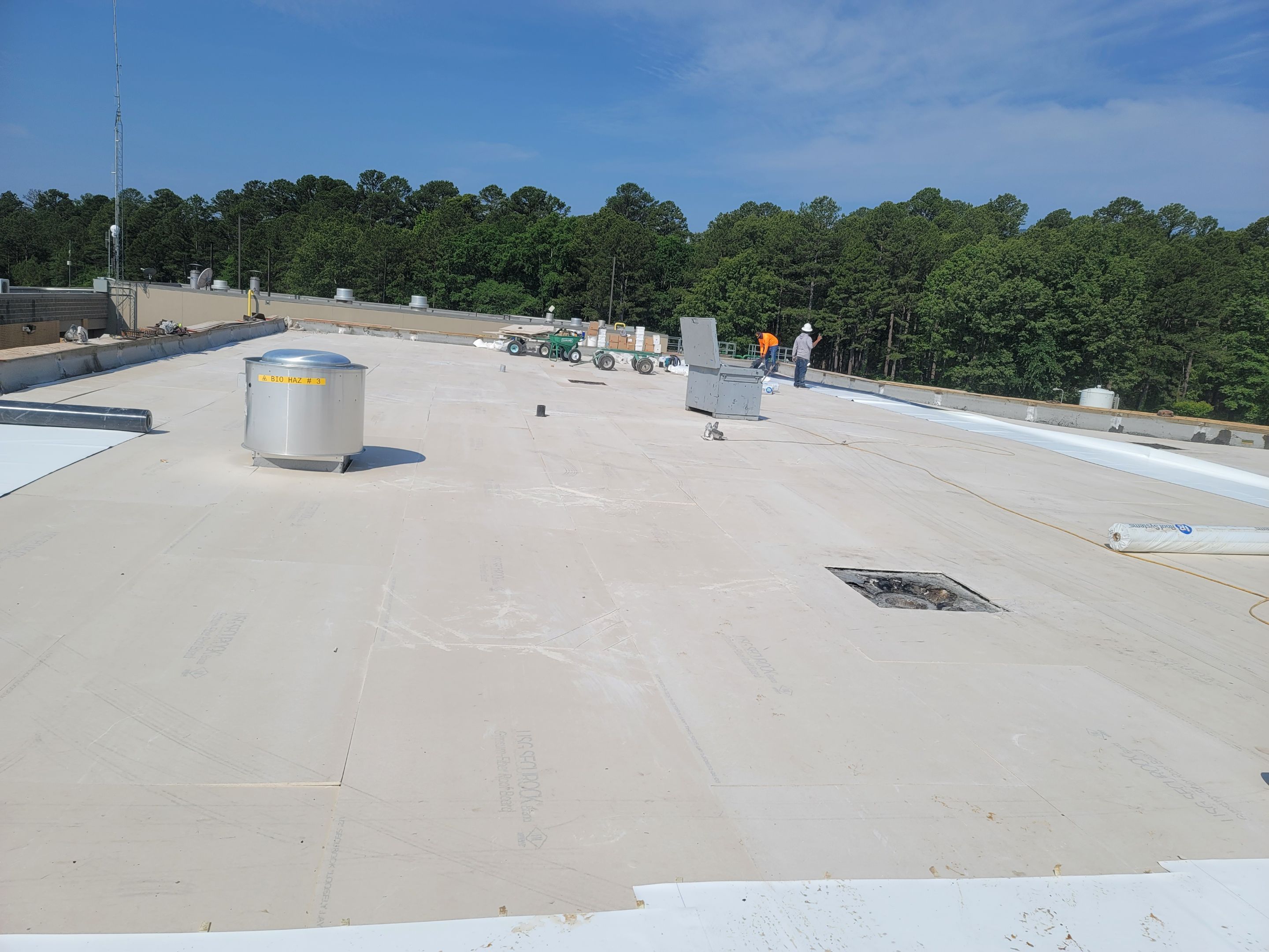 Choctaw Nation Hospital - Med Surg Building by Hostetler Roofing