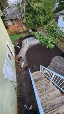 Backyard Transformation – Grading, Eco-Lawn & West Coast-Inspired Design