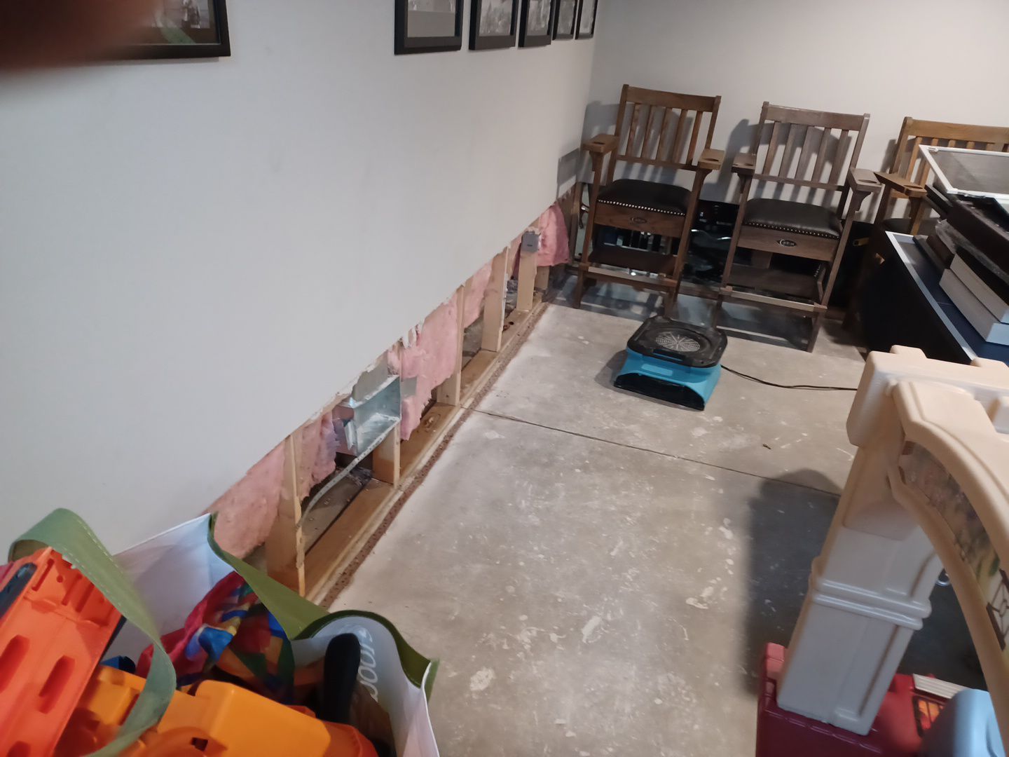 Project in South Lyon by EzDry Water Mitigation & Property Restoration