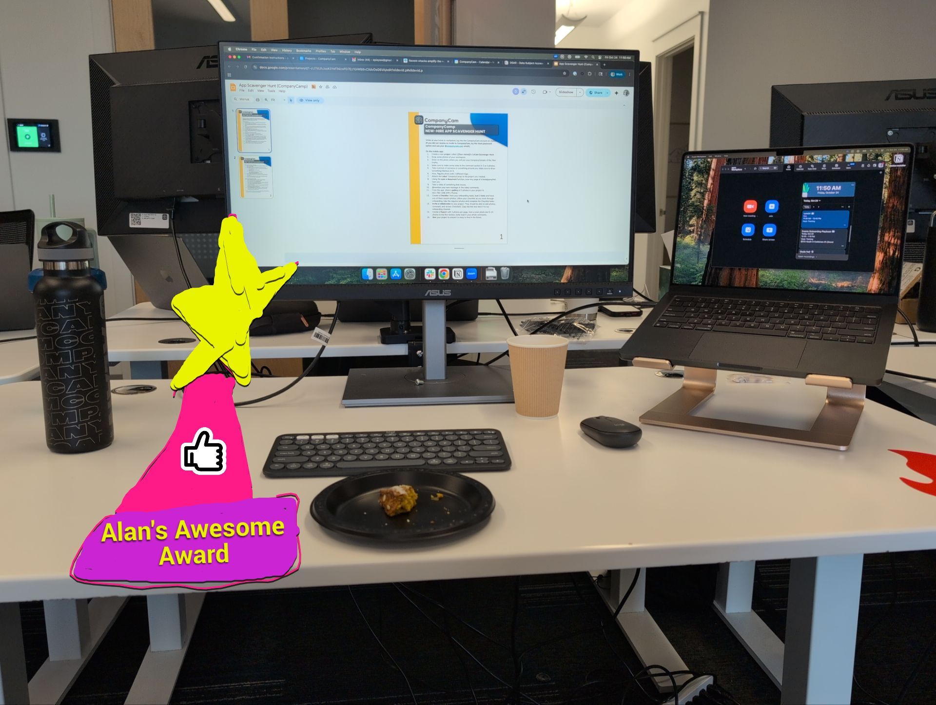 Alan Should Get Into Trophy Design Showcase by CompanyCam