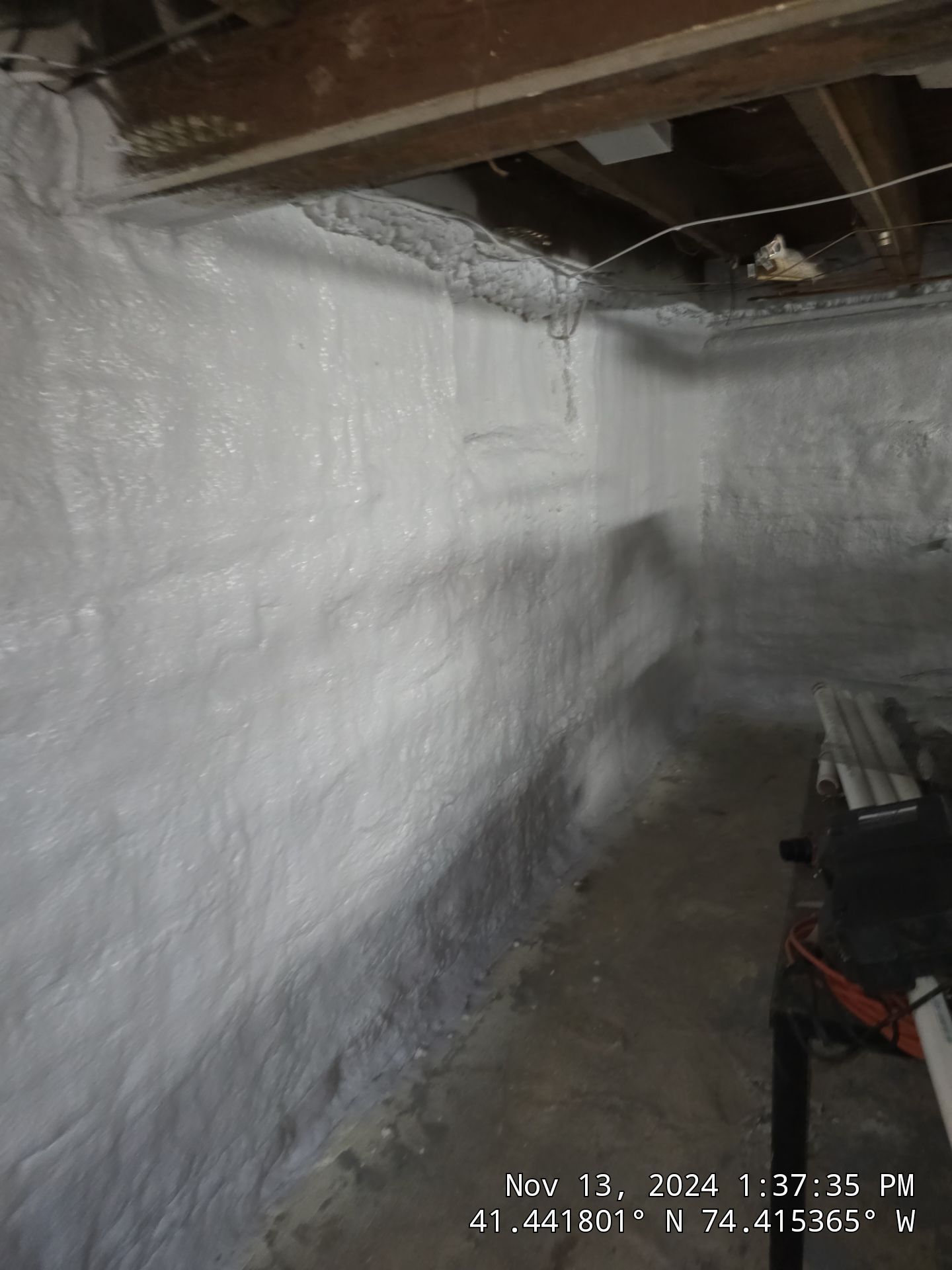 Attic Insulation using open cell spray foam by NYS Foam & Energy