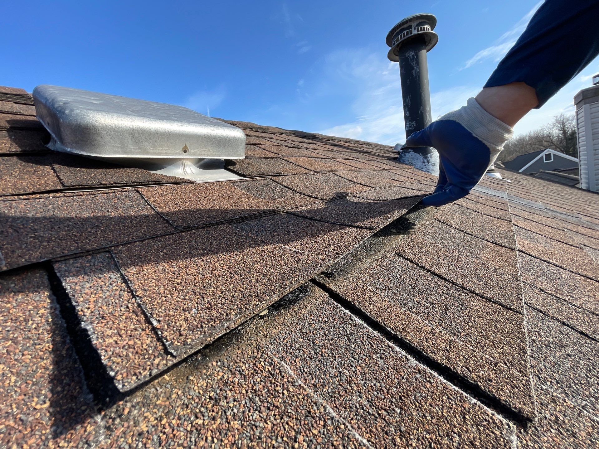sometimes gutters need a roof by SOS Home Ohio 