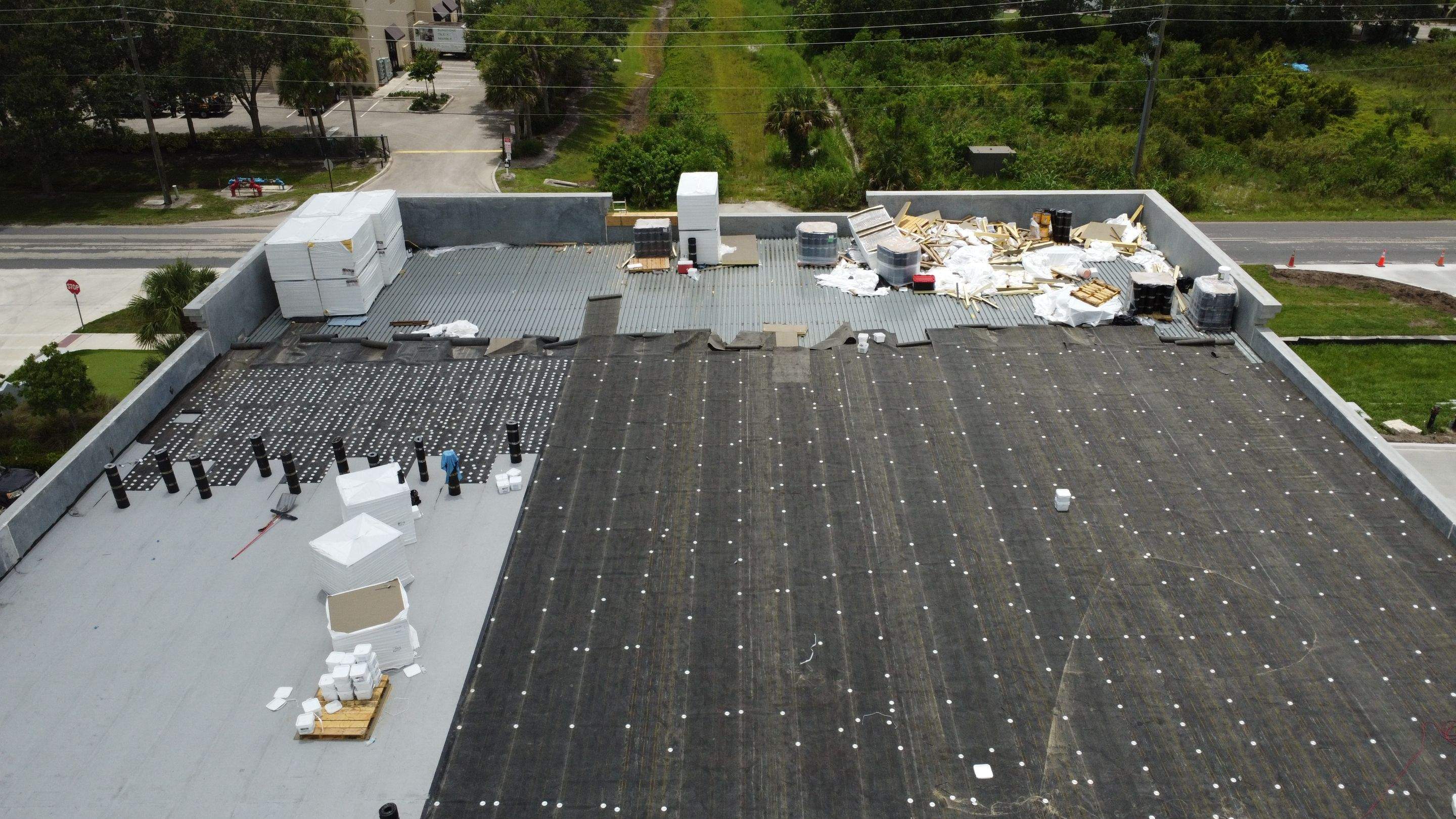 Torch Applied Modified Bitumen Roof Installation by Sailfish Roofing